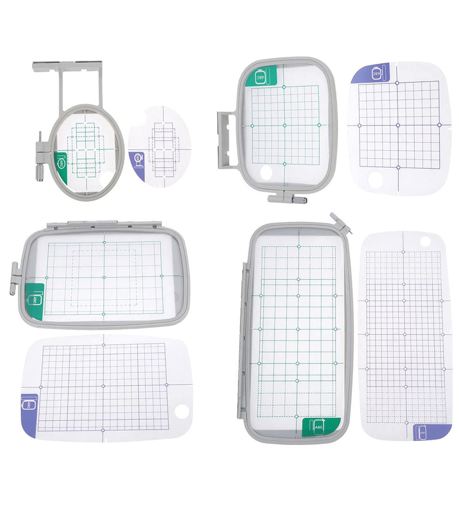 4-Piece Premium Embroidery Hoops for Brother PE800 SE1900 PE770 780D - Compatible with Brother Innovis 1250 700 & Babylock Machines - Buy Online on GoSupps.com