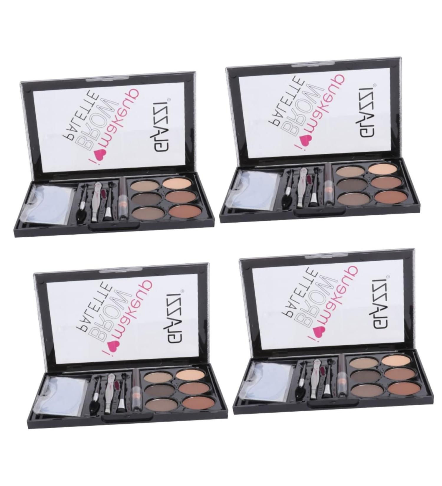 Beavorty 4 Sets Eyebrow Powder Set Lady Cosmetic Makeup Accessory Eyebrow Pencil Eyebrow Stickers - Buy Online on GoSupps.com