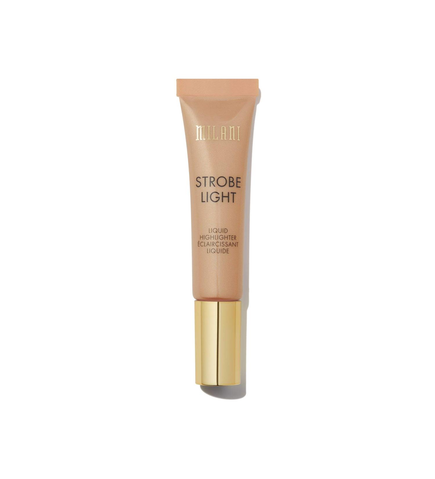 Milani Strobe Light Liquid Highlighter - Sun Glow 0.42 Fl Oz | Cruelty-Free Face Highlighter - Buy Online on GoSupps.com