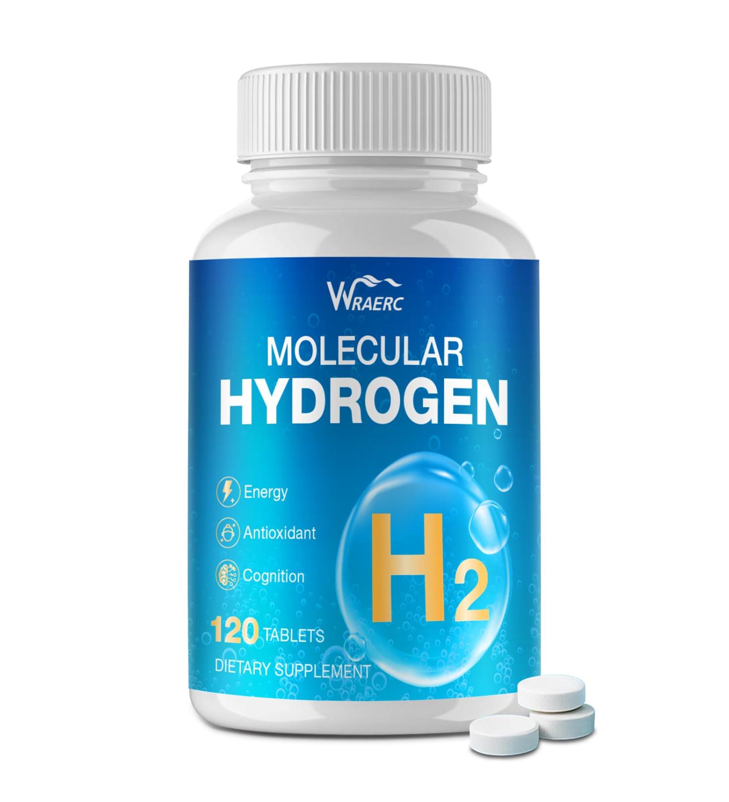 Hydrogen Tablets for Drinking Water - H2 Molecular Tabs with Magnesium for Instant A014