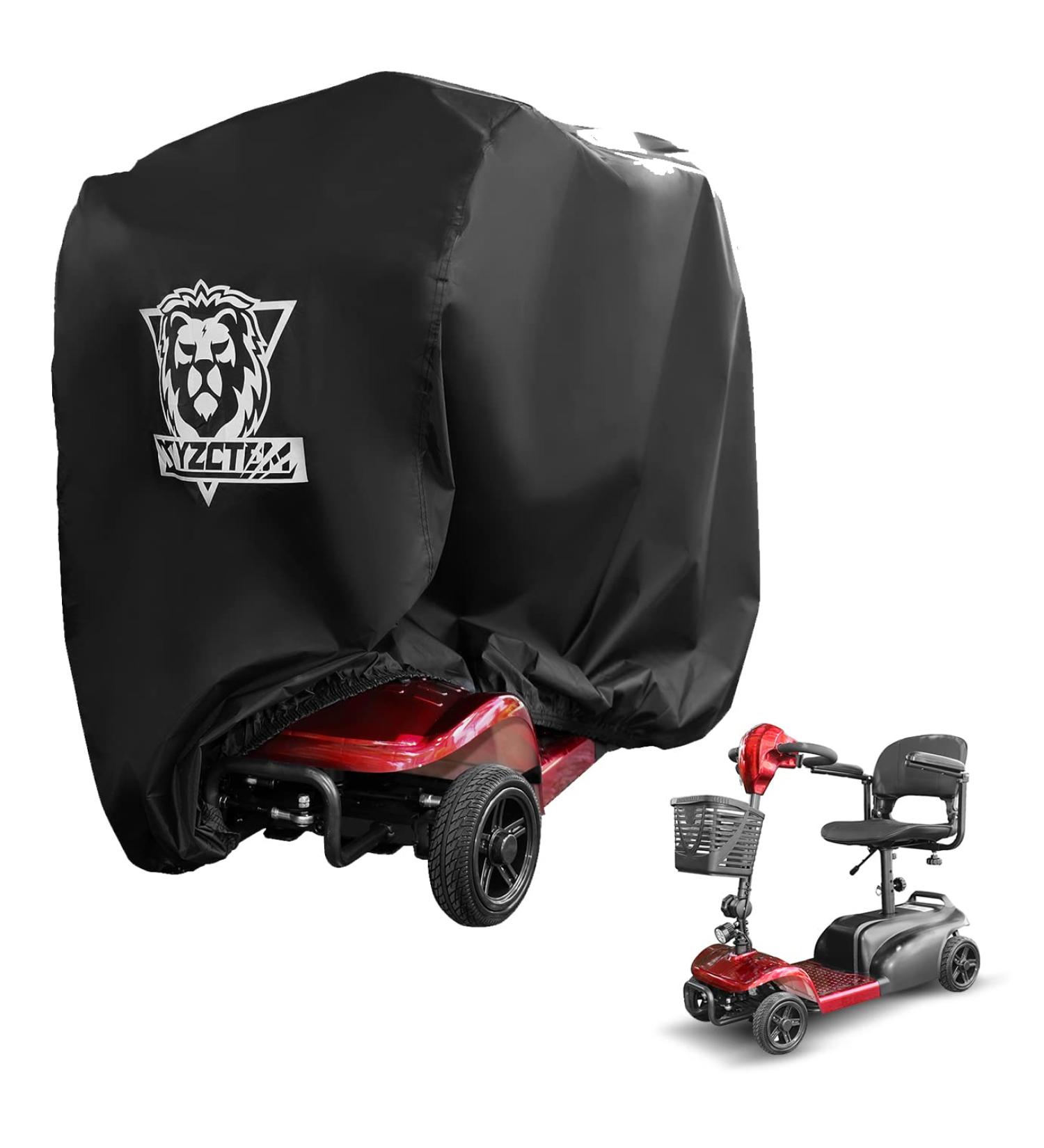 XYZCTEM 600D Waterproof Scooter Cover Black - 48 inch - Power Assisted Mobility - Buy Online on GoSupps.com