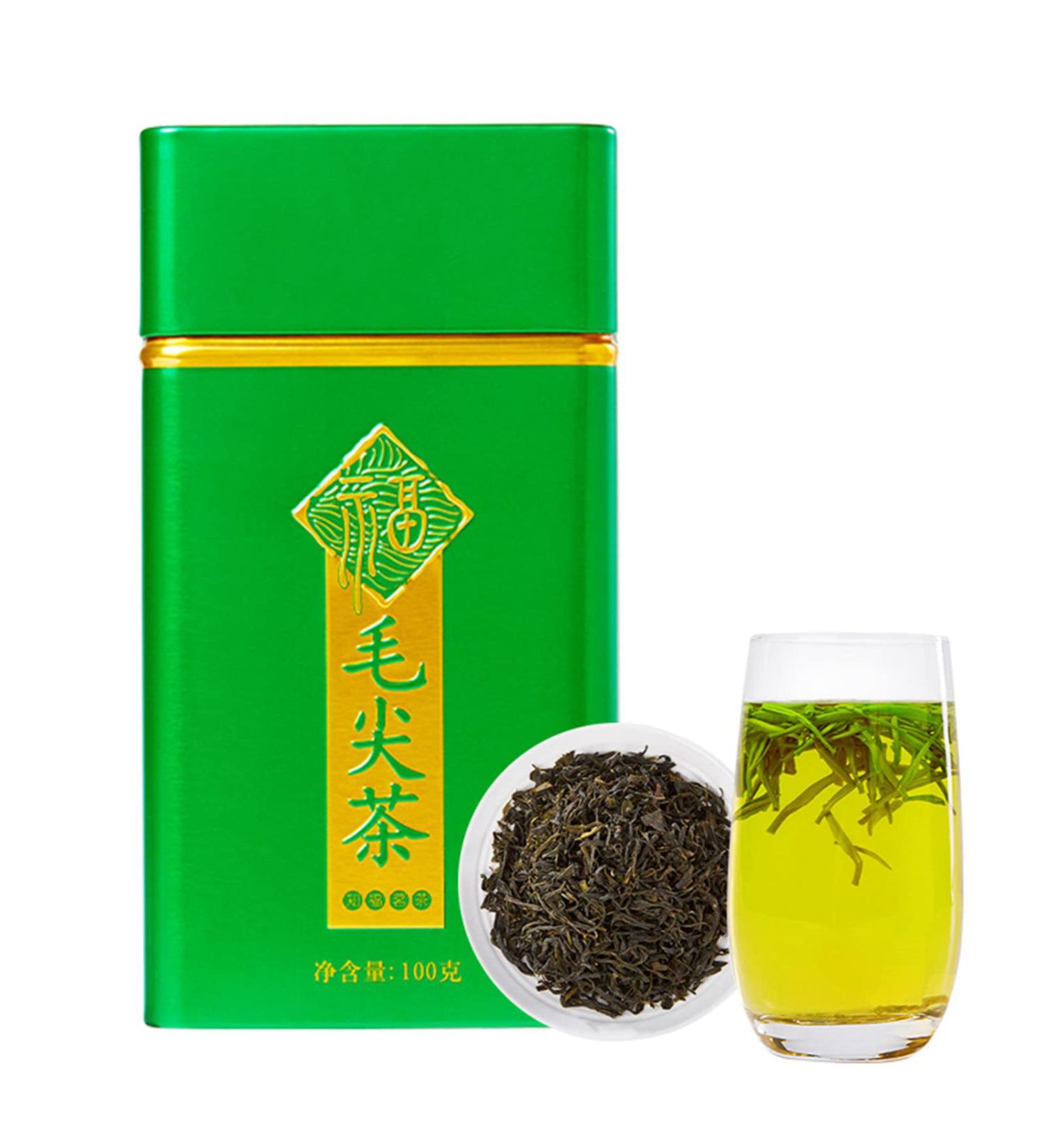 Maojian Tea Chinese Green Tea Chinese High Mountain Tea Canned Baked Organic Green Tea Loose Leaf Tea Spring Tea for Home Office Gift Men Women - Buy Online on GoSupps.com