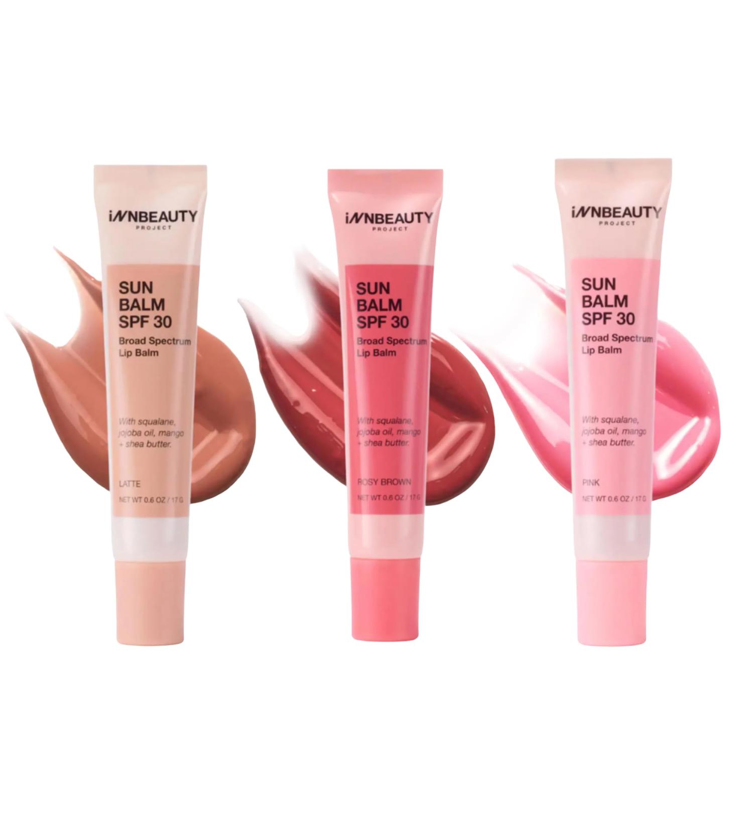 INNBEAUTY Project Sun Balm SPF30 Trio Bundle Mineral Lip Balm 3 Shades (17ml each) - Buy Online on GoSupps.com