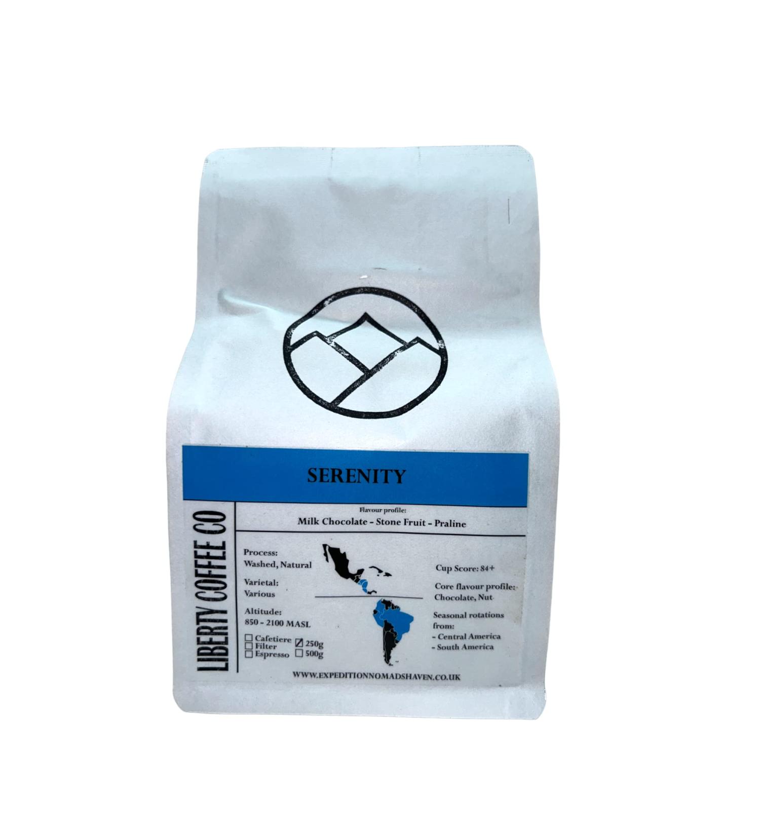 Speciality Coffee Beans - Serenity SCA 84.4-250g - Buy Online on GoSupps.com