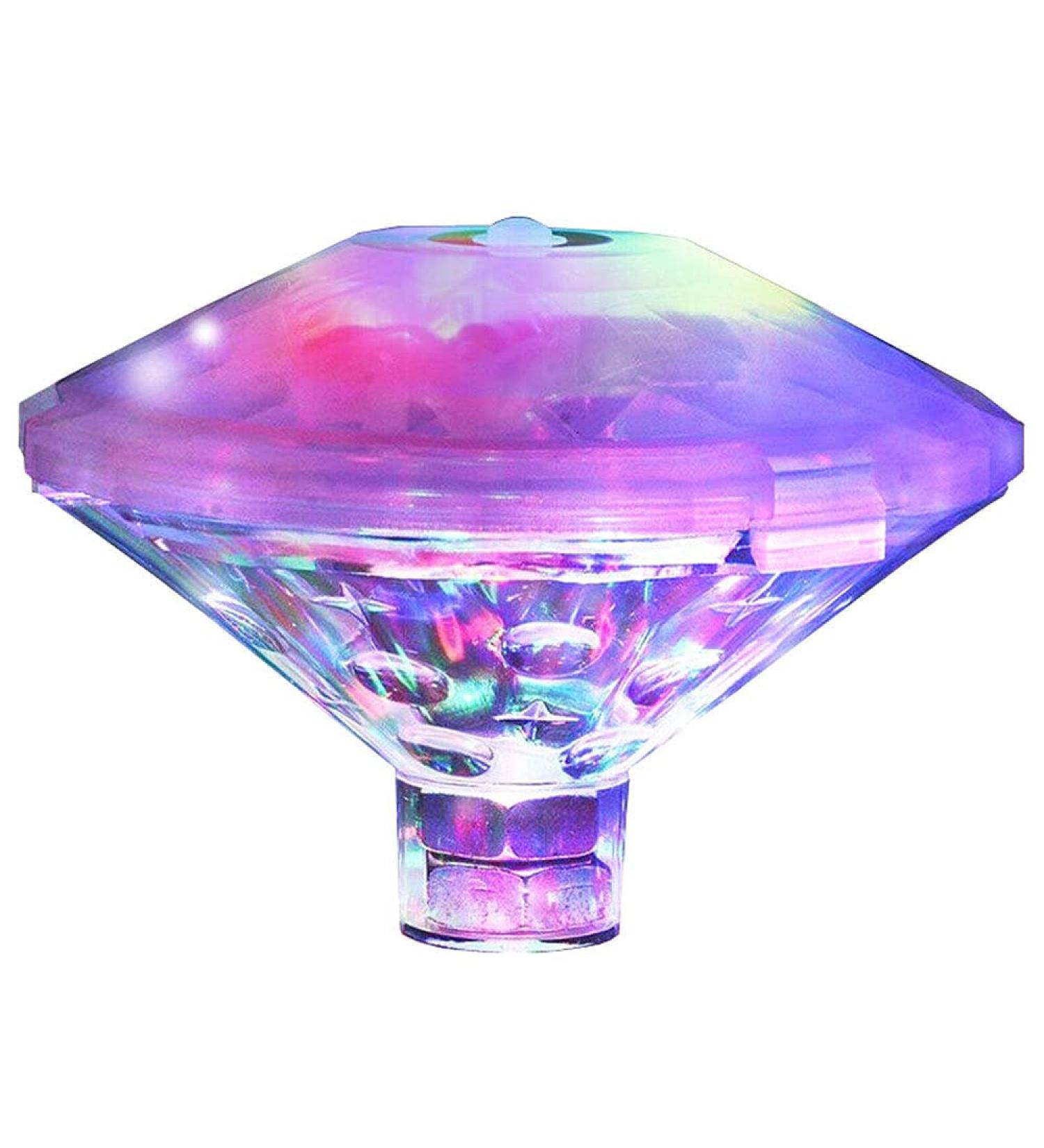 Caxmtu Floating Pool Led Tub Lights Lamp for Bath Disco Pond Swimming Pool Child Bath Toys 7 Modes Assorted Color Battery Operated - Buy Online on GoSupps.com