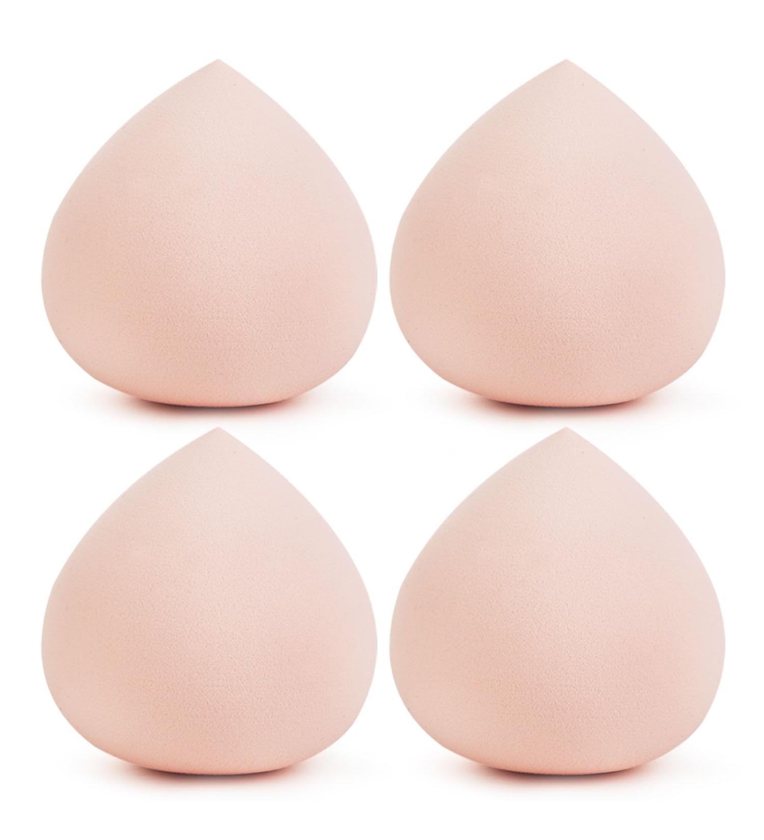 4 PCS Marshmallow Sponge Makeup Set - Ultra Soft & Latex Free Beauty Blenders for Foundation, Powders & Concealer (Pink) - Buy Online on GoSupps.com