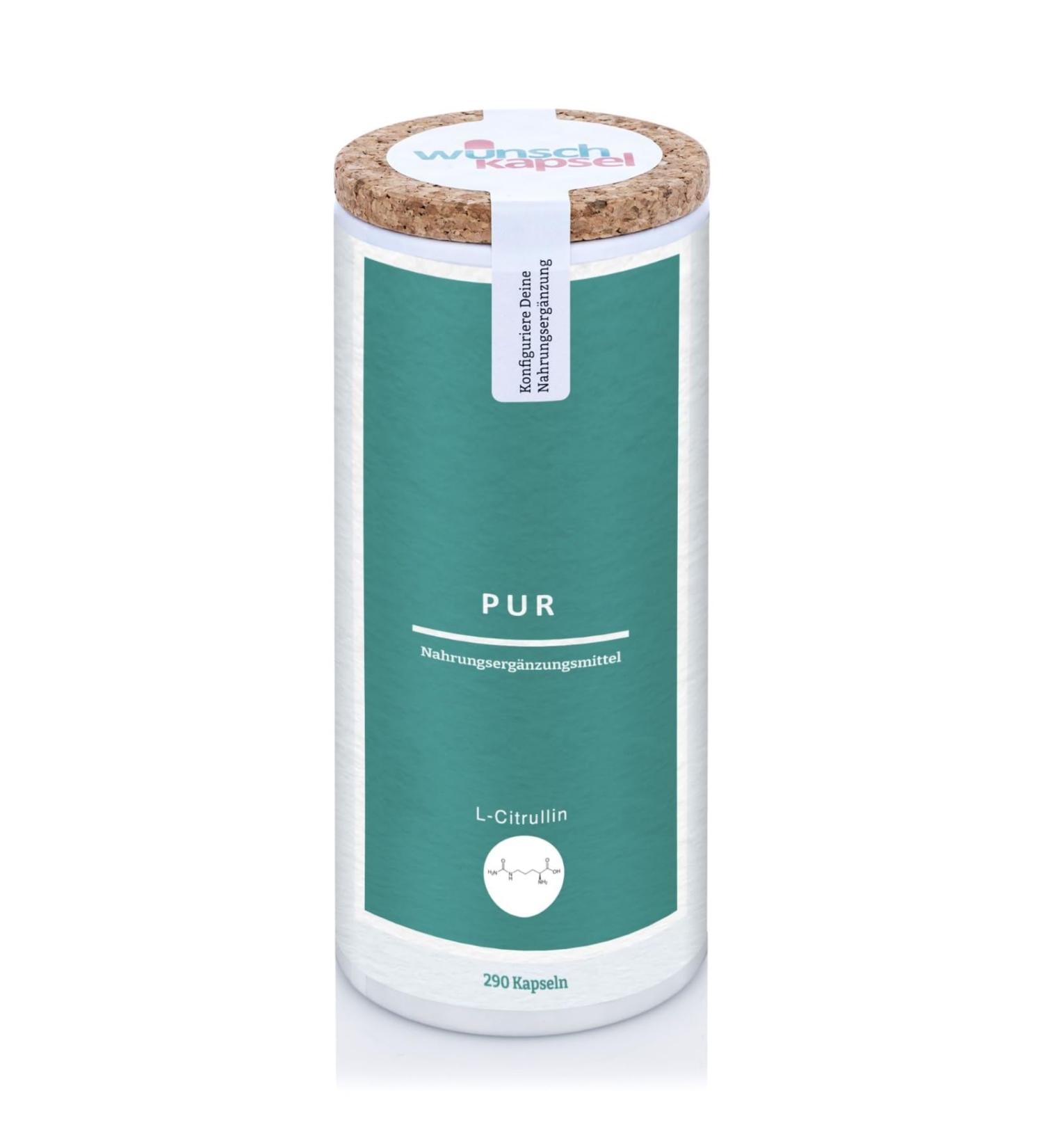 Wish capsule L-Citrulline Pure 290 capsules content