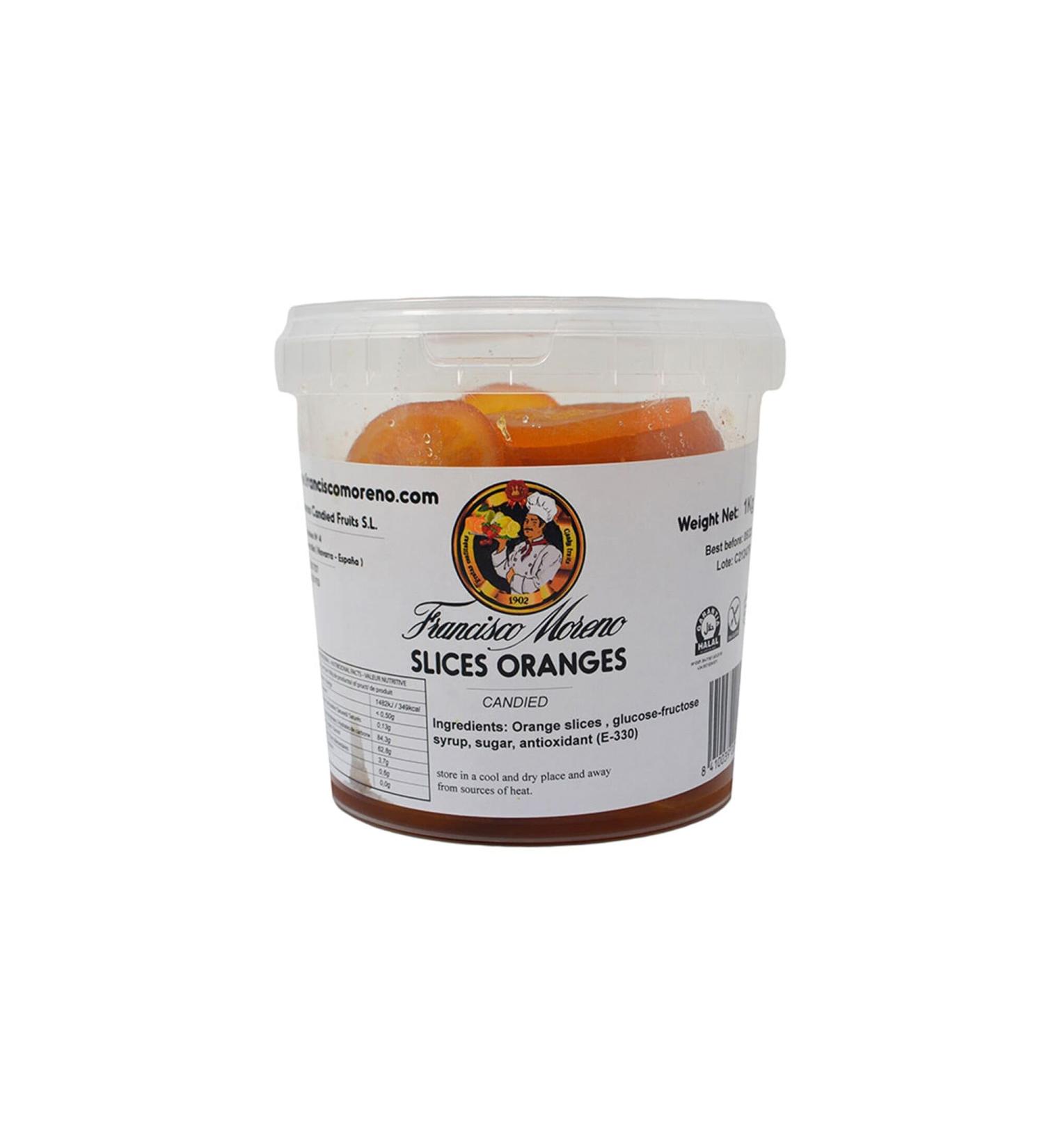Orange Canned in Gluten Free Discs 1 kg Francisco Moreno