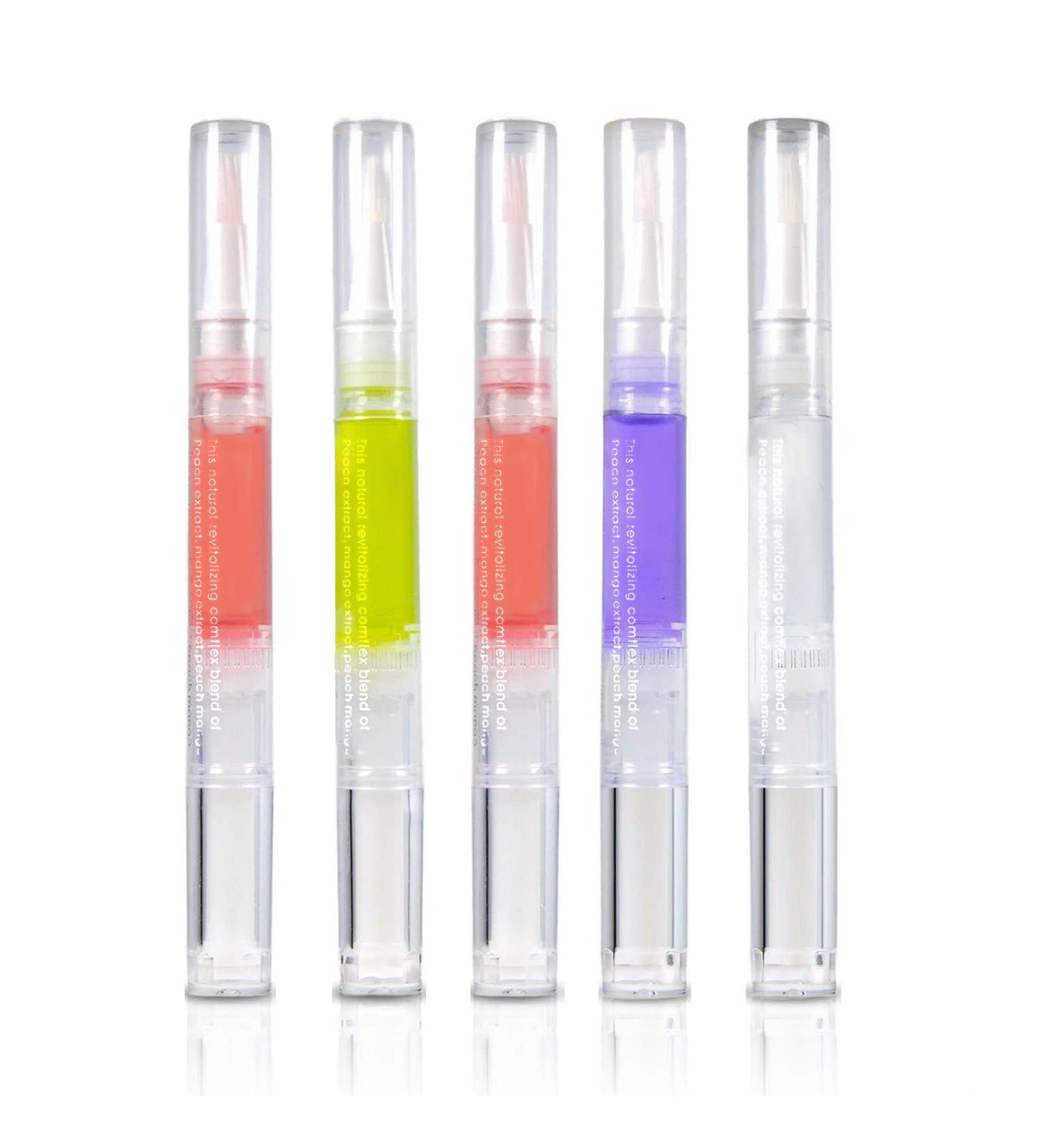 DAGEDA Cuticle Oil Pen 5pcs Nail Polish Repair Gel Pen Nourish Manicure Nutrition Oil 5 Flavors Moisturizing Nail Softener and Strengthener for Damaged Nails Cuticle Revitalizing 5ML/pen (Set A) 5 Scents Set A - Buy Online on GoSupps.com