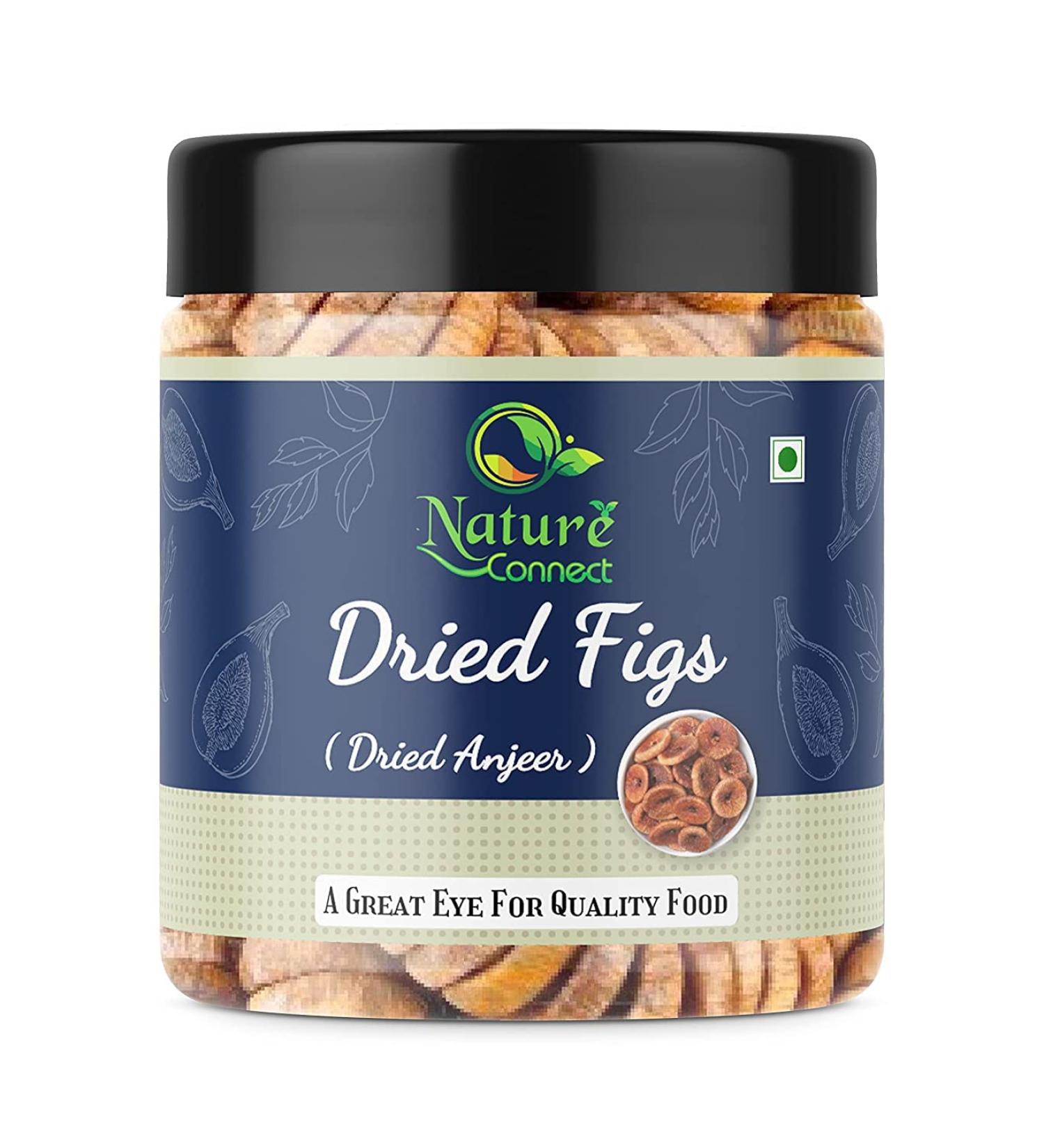 Nature Connect Dried Figs Afghani Anjeer - 250 gms | Afghani Anjeer_Packing May Vary - Buy Online on GoSupps.com