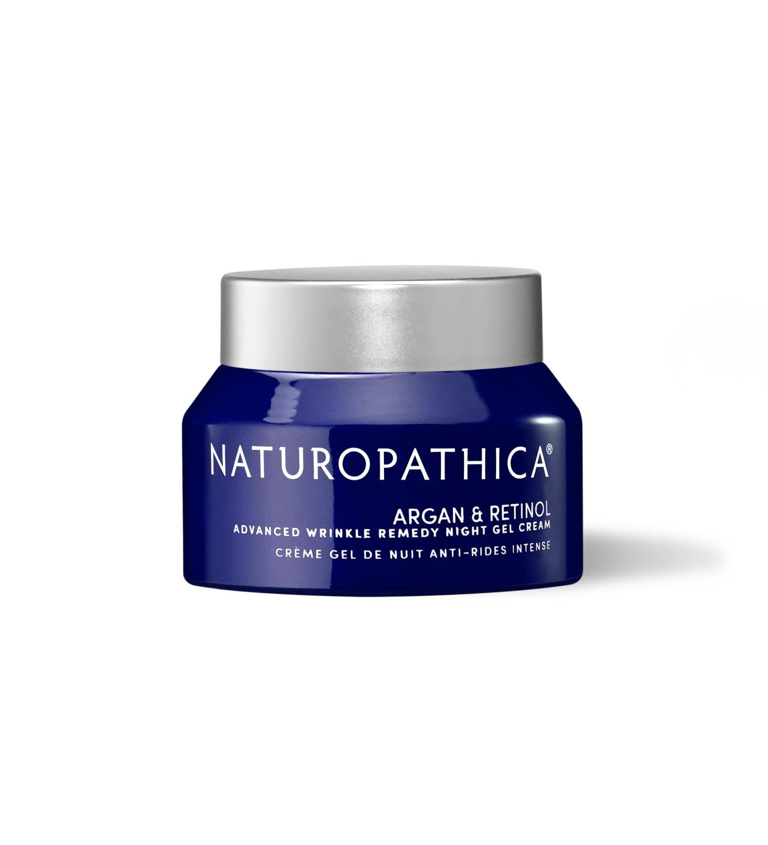 Naturopathica Argan & Retinol Wrinkle Remedy Night Gel Cream Overnight Retinol Moisturizer to Help Improve Fine Lines and Wrinkles Face Moisturizer for Men and Women 1.69 fl oz 1.7 Ounce (Pack of 1) - Buy Online on GoSupps.com