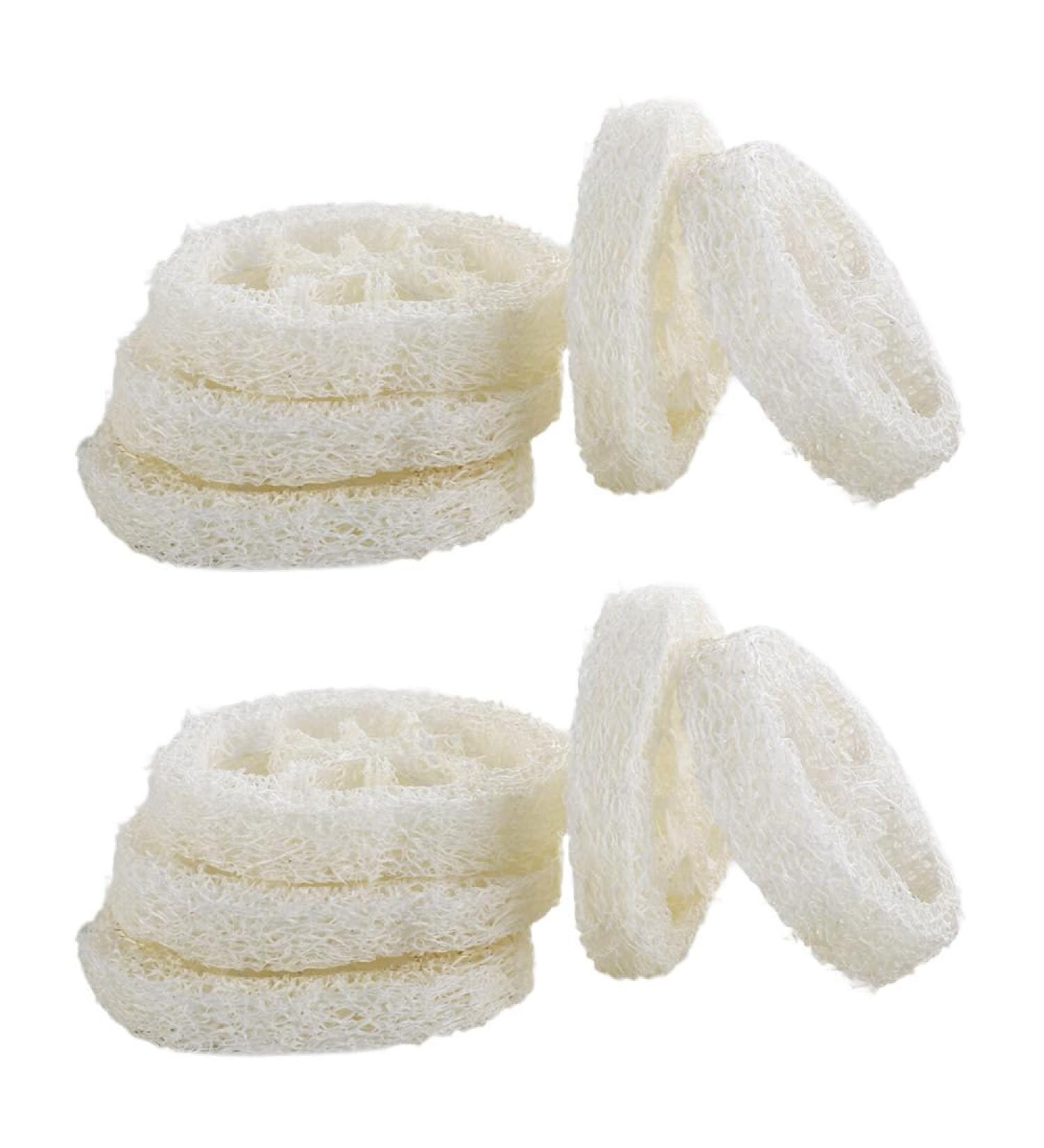 Buy Leadigol 50 Pieces Natural Loofah Sponge - Eco-Friendly Soap Making Tools & Scrubber - Ideal for Skin Care & Soap Savers - Fast International Shipping - Buy Online on GoSupps.com