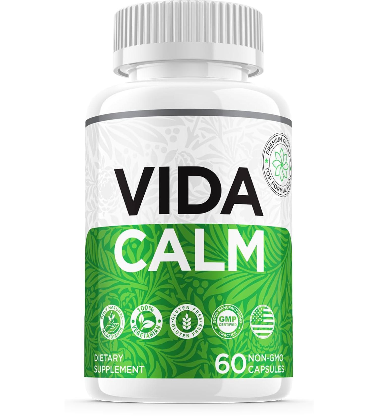 Vita Calm Advanced Tinnitus Formula - Hearing Supplement for Men & Women (60 Capsules) - Buy Online on GoSupps.com