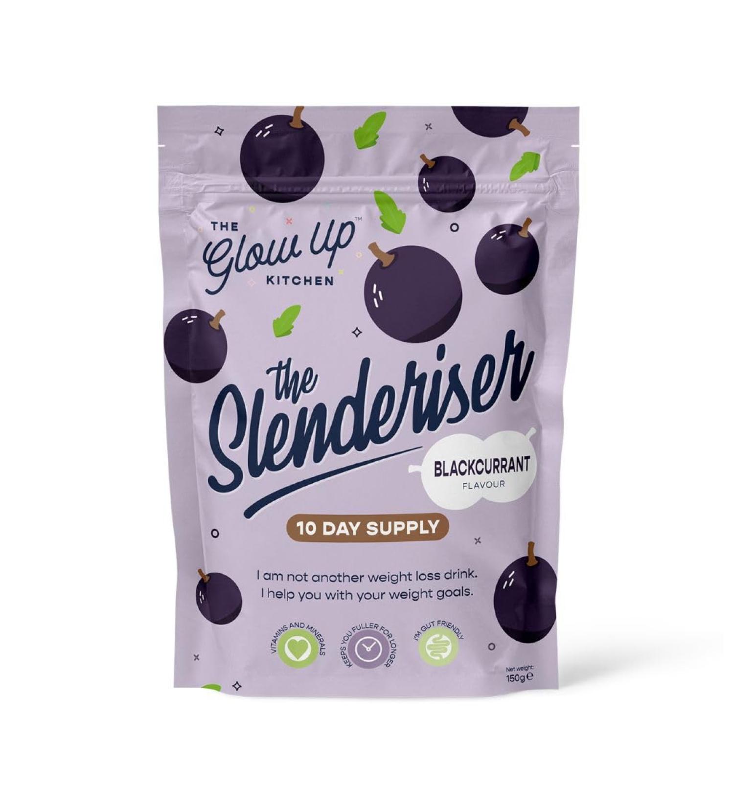 Slenderiser 30 Servings Weight Management Shot Drink with Glucomannan - Blackcurrant | Keto & Vegan Friendly - Buy Online on GoSupps.com