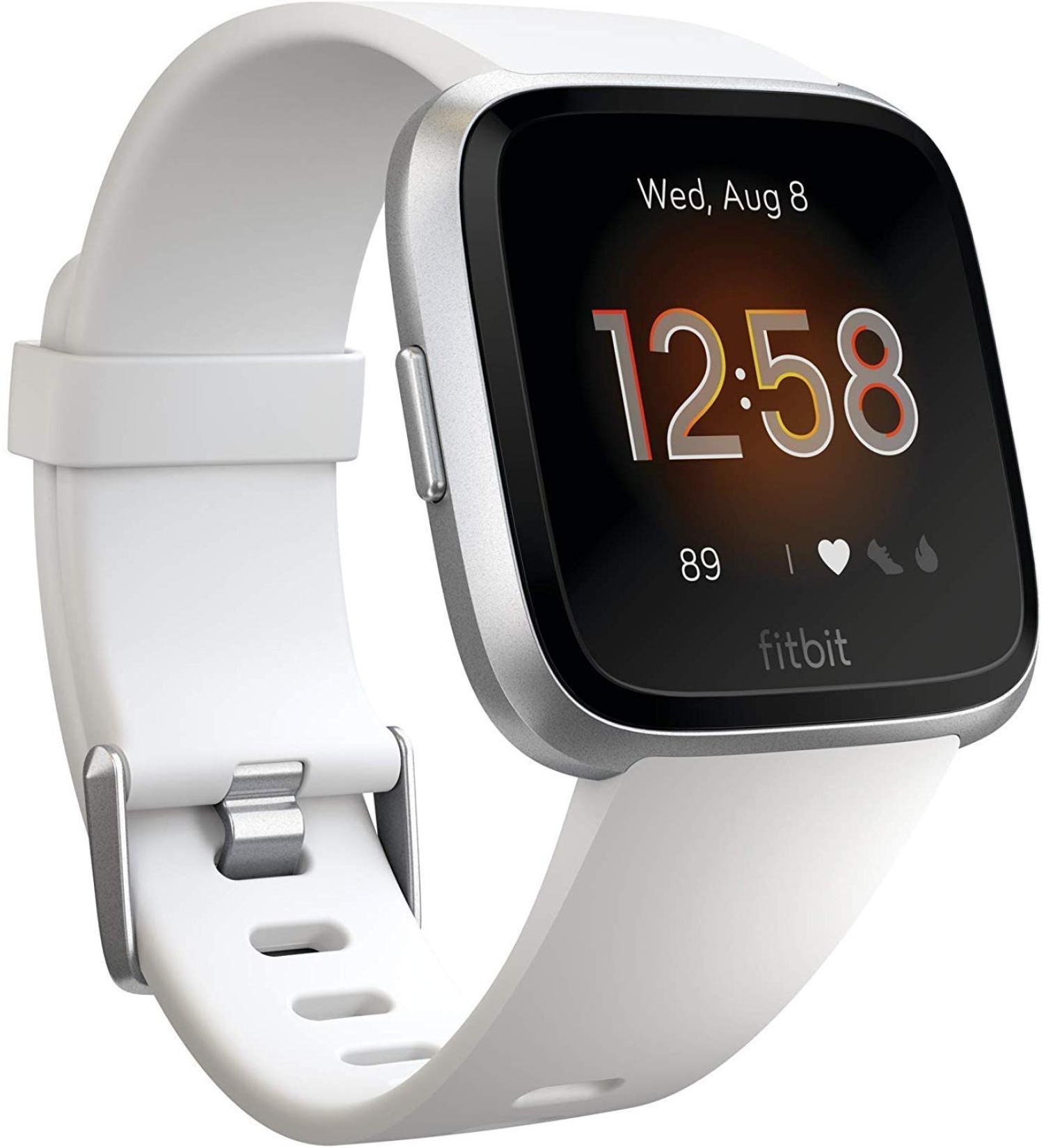 Fitbit Versa Lite White/Silver Aluminum - Track Your Fitness in Style - Buy Online on GoSupps.com
