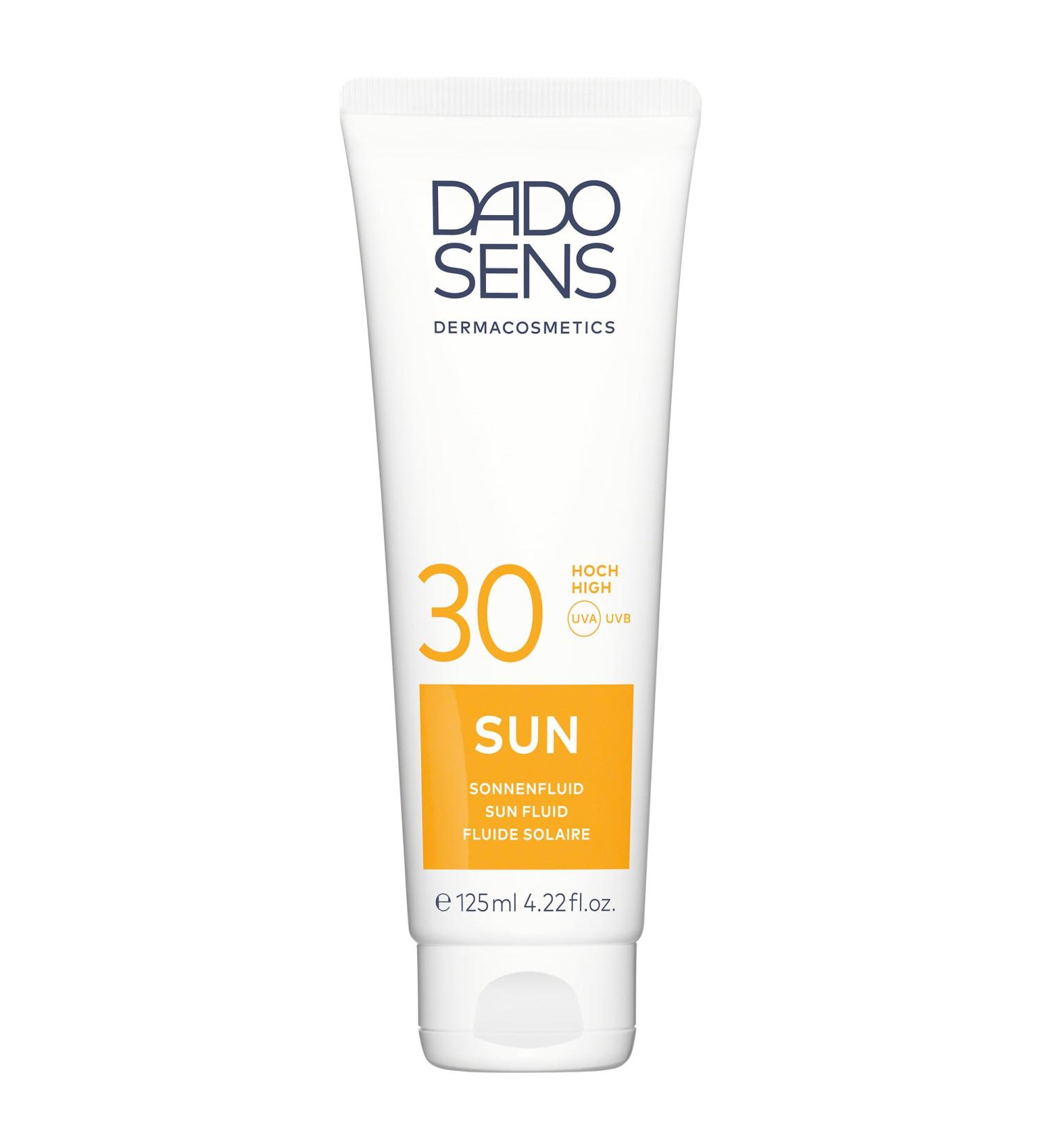Dado Sens SUN 30 Sun Fluid 125ML - Buy Online on GoSupps.com