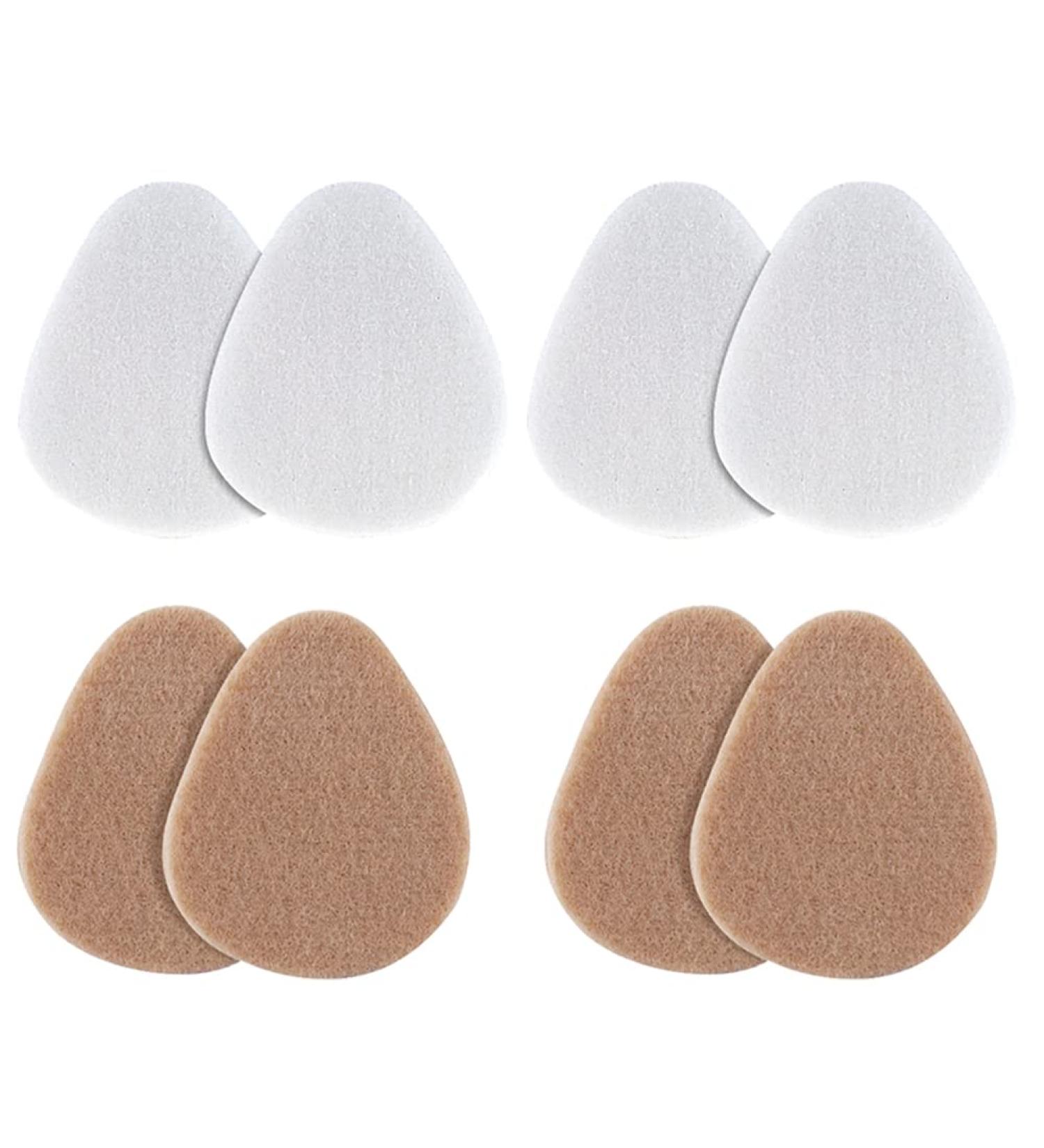 6 Pairs Felt Foot Pads & Cushions | Metatarsal & Ball of Foot Support | Invisible Self-Adhesive Insoles for Men & Women - Buy Online on GoSupps.com