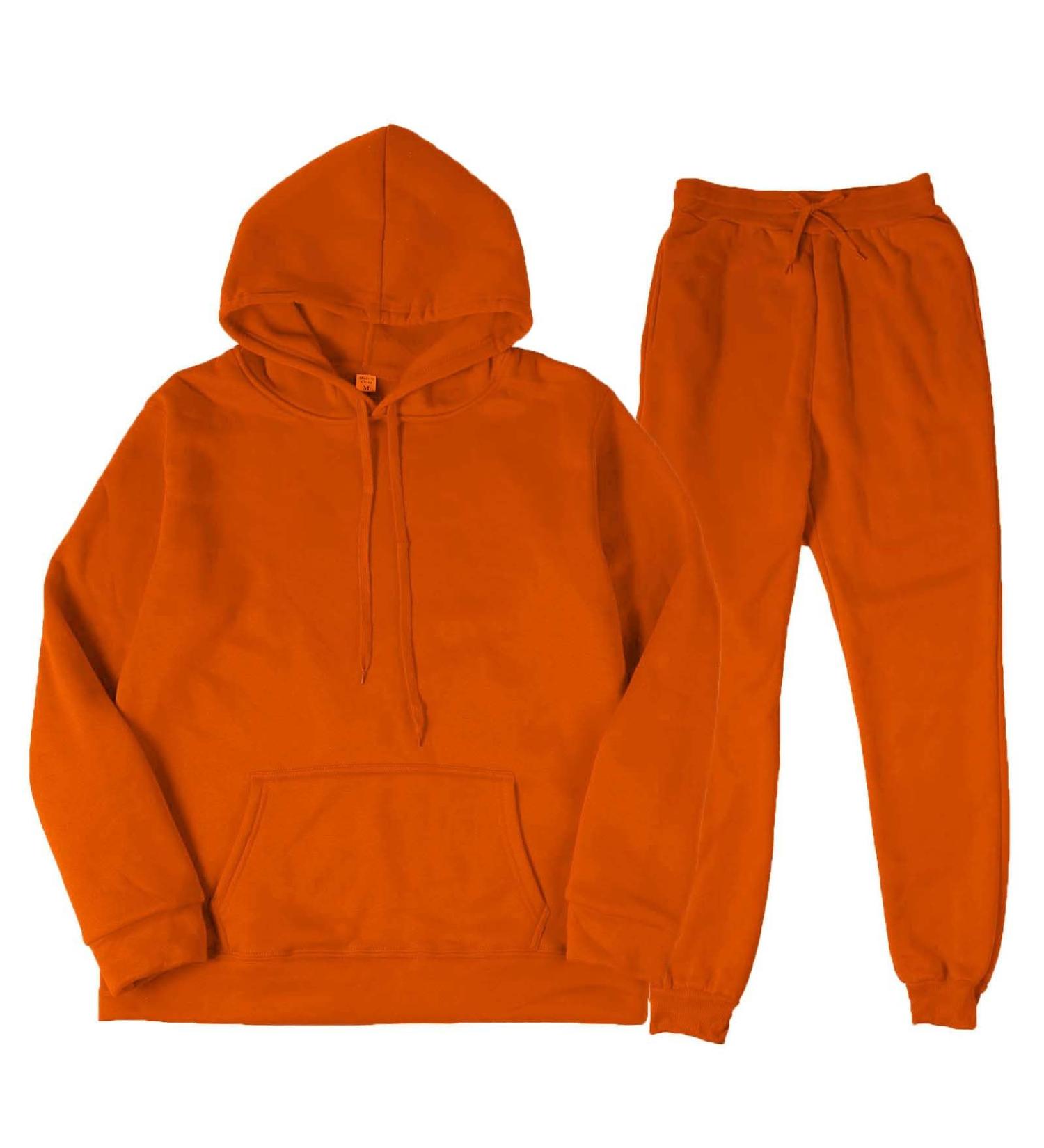Buy Hanxiulin Men's Jogging Suit - Orange XL | Autumn & Winter Sports Clothing Training Pants & Jacket - Buy Online on GoSupps.com