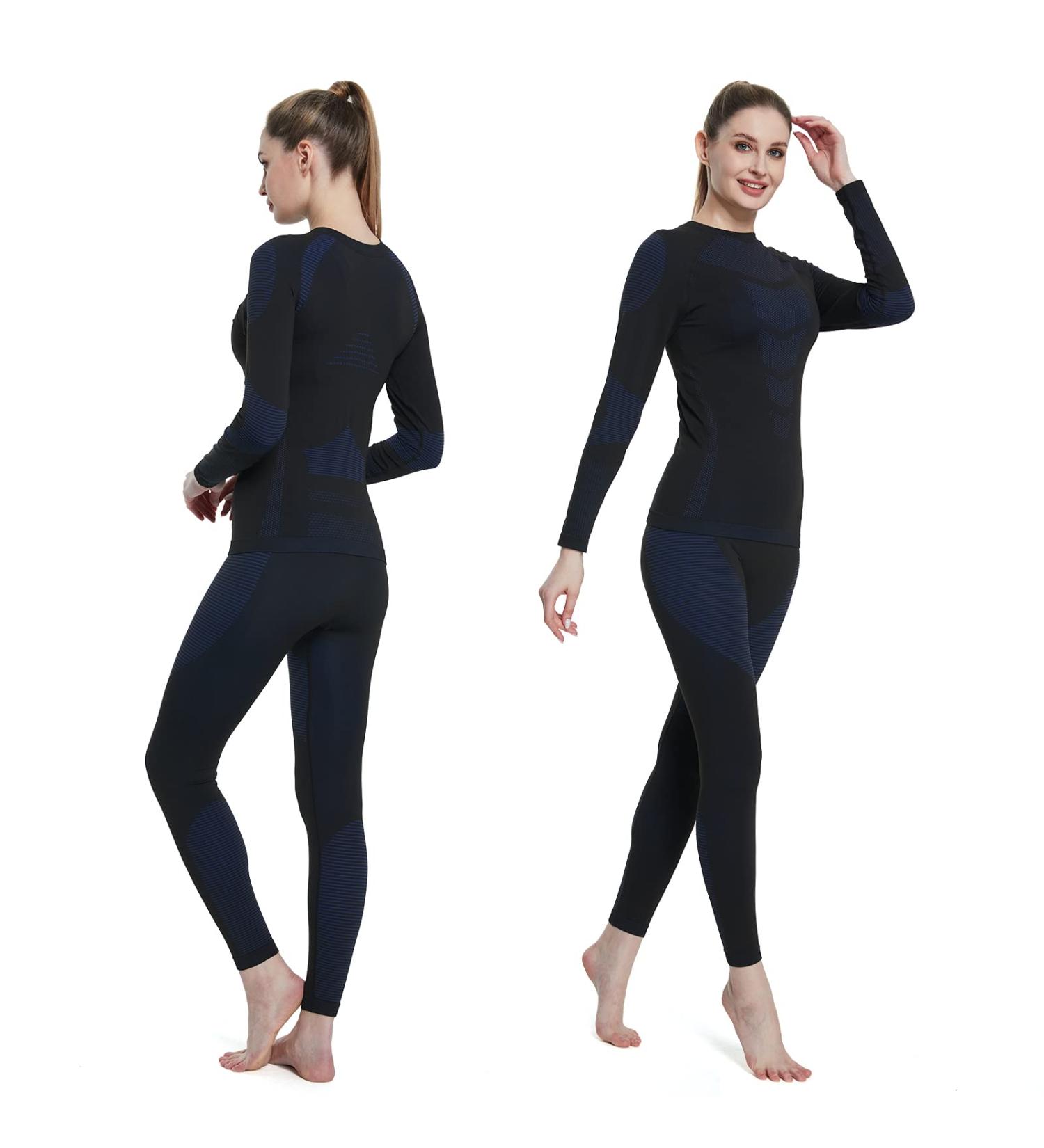 Thermal Underwear for Women - Warm & Breathable Ski Underwear Set for Autumn/Winter - Buy Online on GoSupps.com