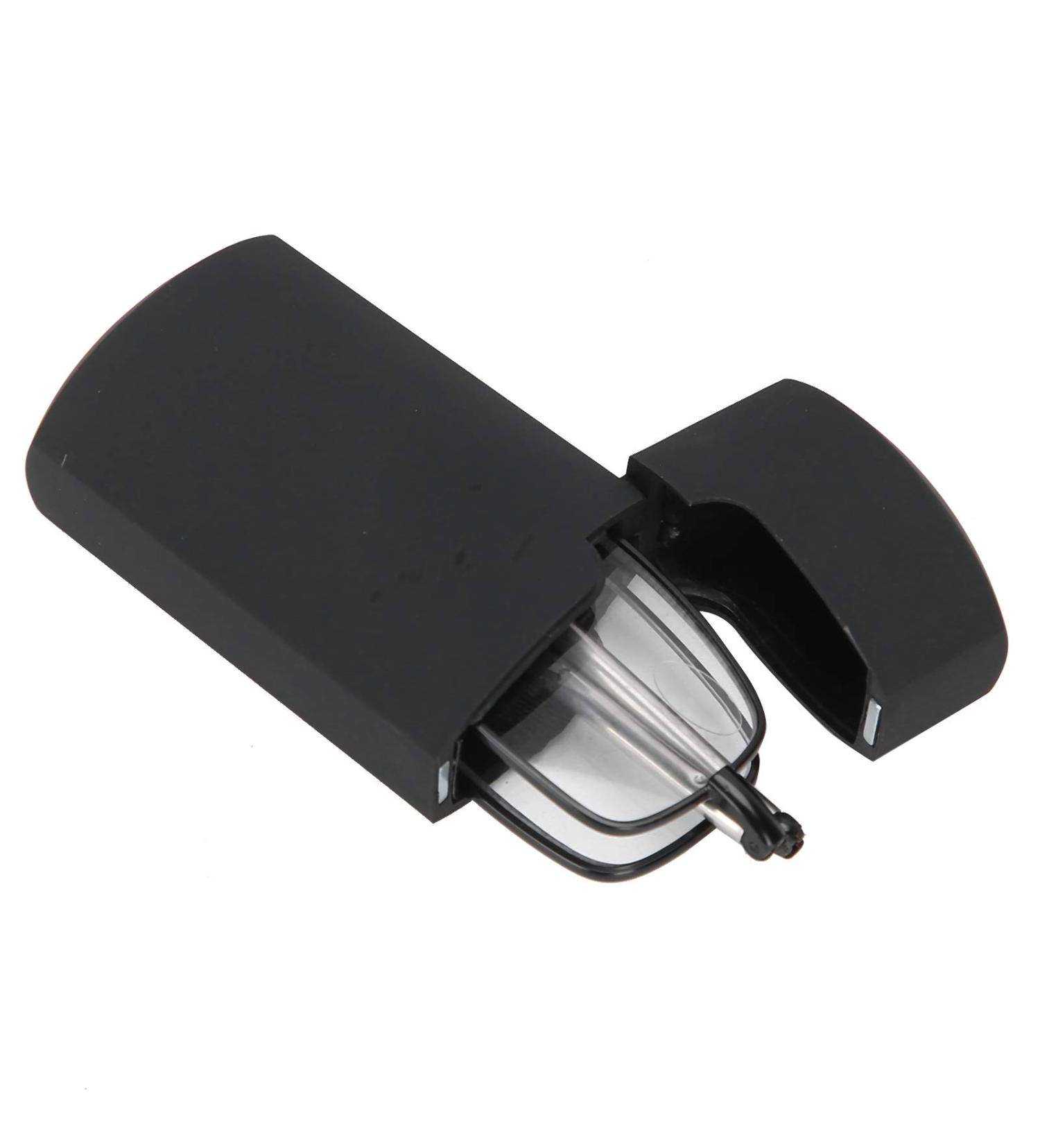 Buy Progressive Multifocal Reading Glasses for Seniors | Foldable Blue Light-Blocking Glasses with Storage Box | Unisex +400 - Black - Buy Online on GoSupps.com