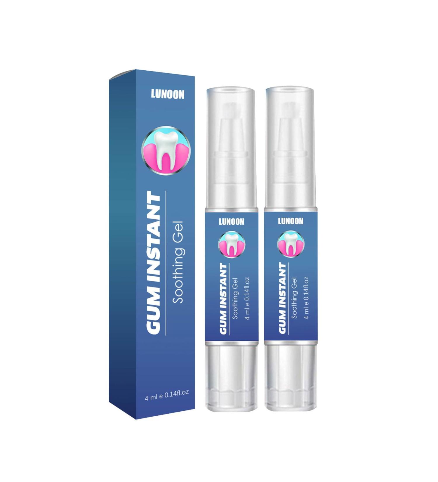 Premium Gum Therapy & Tooth Lighting Gel - Instant Treatment for Whiter Teeth (2 Pack) - Buy Online on GoSupps.com
