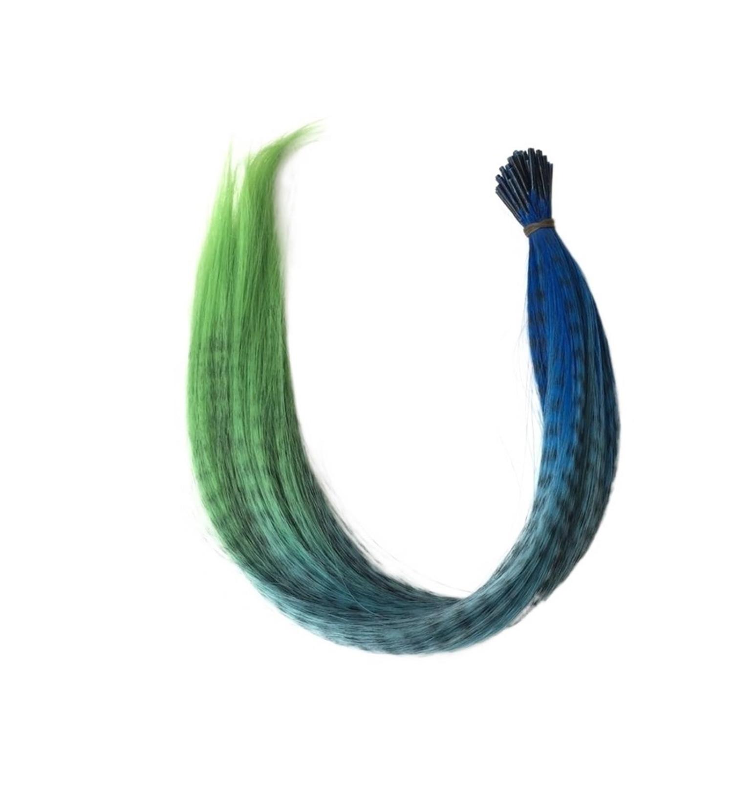 LNNXSZ Feather Hair Extension Kit 20strands 16inch 7 colors synthetic feather hair extensions for party (Color : T1B/4/30 Size : 16inches) 16inches T1b/4/30 - Buy Online on GoSupps.com