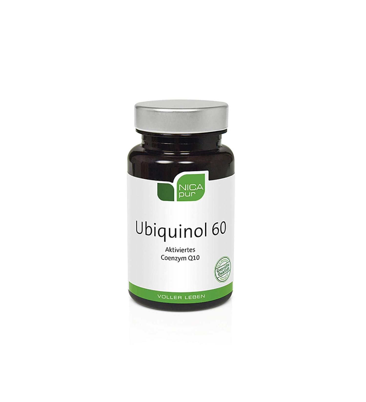 Nicapur Ubiquinol - Easy Absorb Coenzyme Q10 | 60 Capsules for Optimal Cell Energy - Buy Online on GoSupps.com