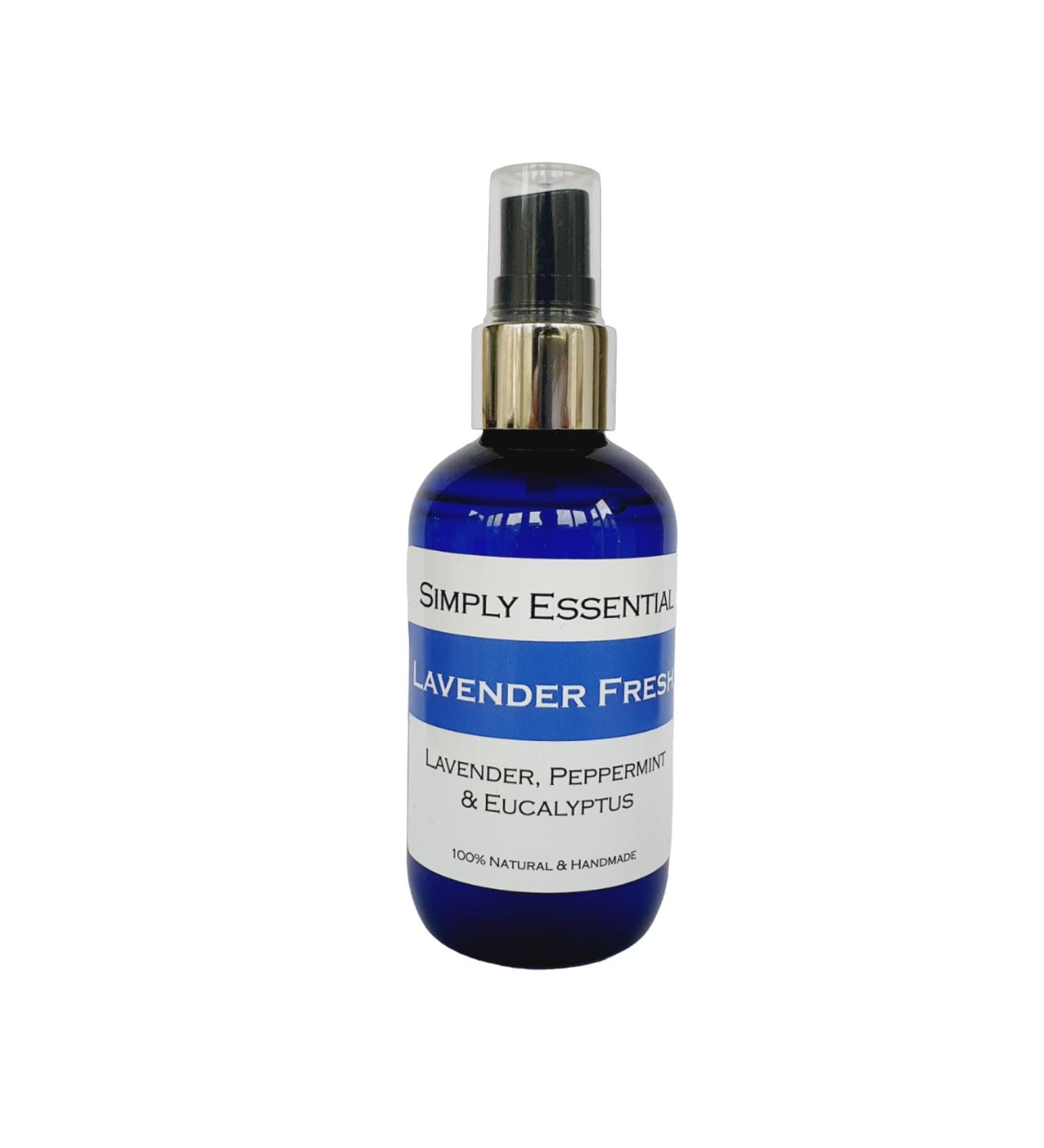 Simply Essential Lavender Fresh Aromatherapy Pillow Spray with Lavender Peppermint & Eucalyptus Essential Oils 100ml