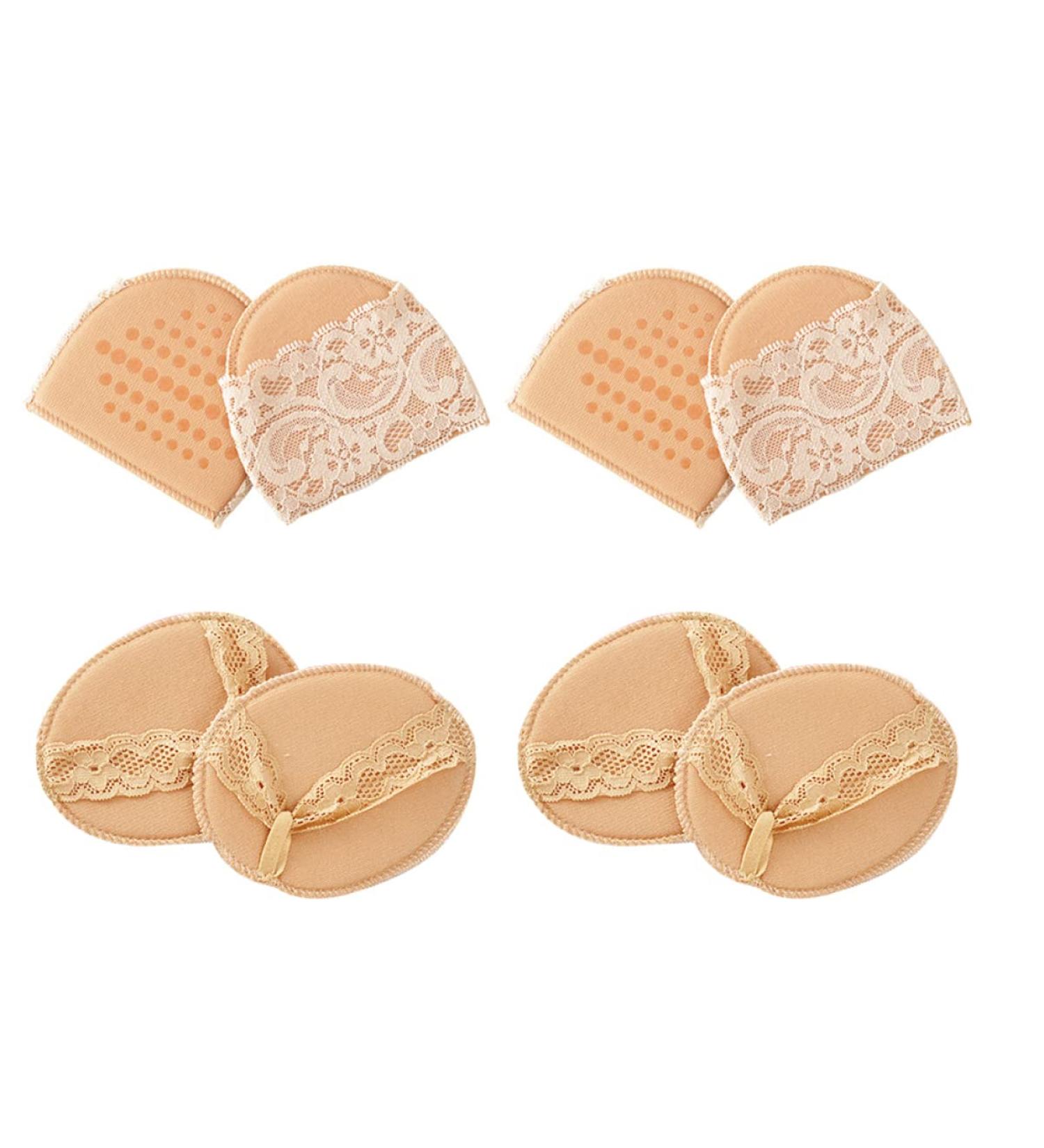 4 Pairs Metatarsal Cushions & Sole Pads for High Heels - Non-Skid Forefoot Socks & Neuroma Support - Buy Online on GoSupps.com