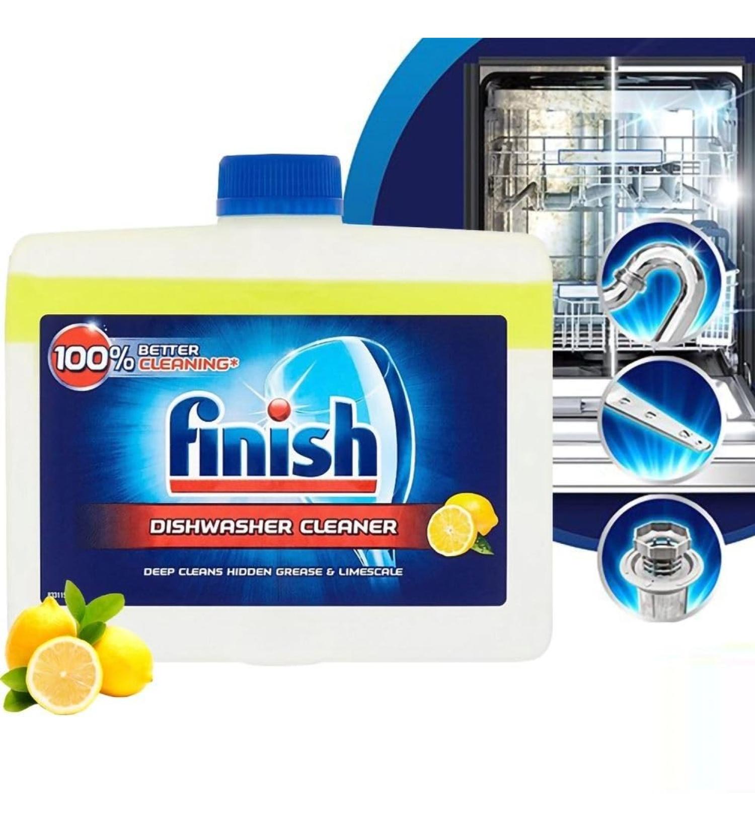 Finish Dishwasher Cleaner Lemon 250ml - Buy Online on GoSupps.com