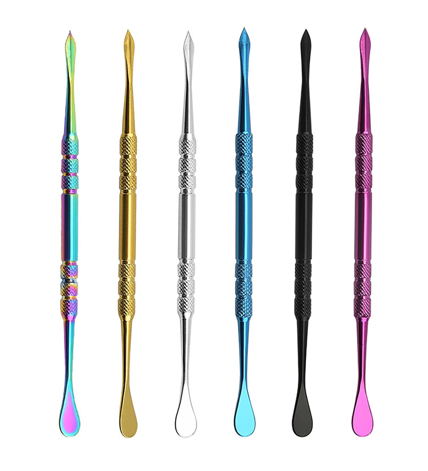 FYLFOTA Stainless Steel Wax Carving Tool Set - Set of 6 Multicolor Sculpting & Scraping Spoon Tools - Buy Online on GoSupps.com