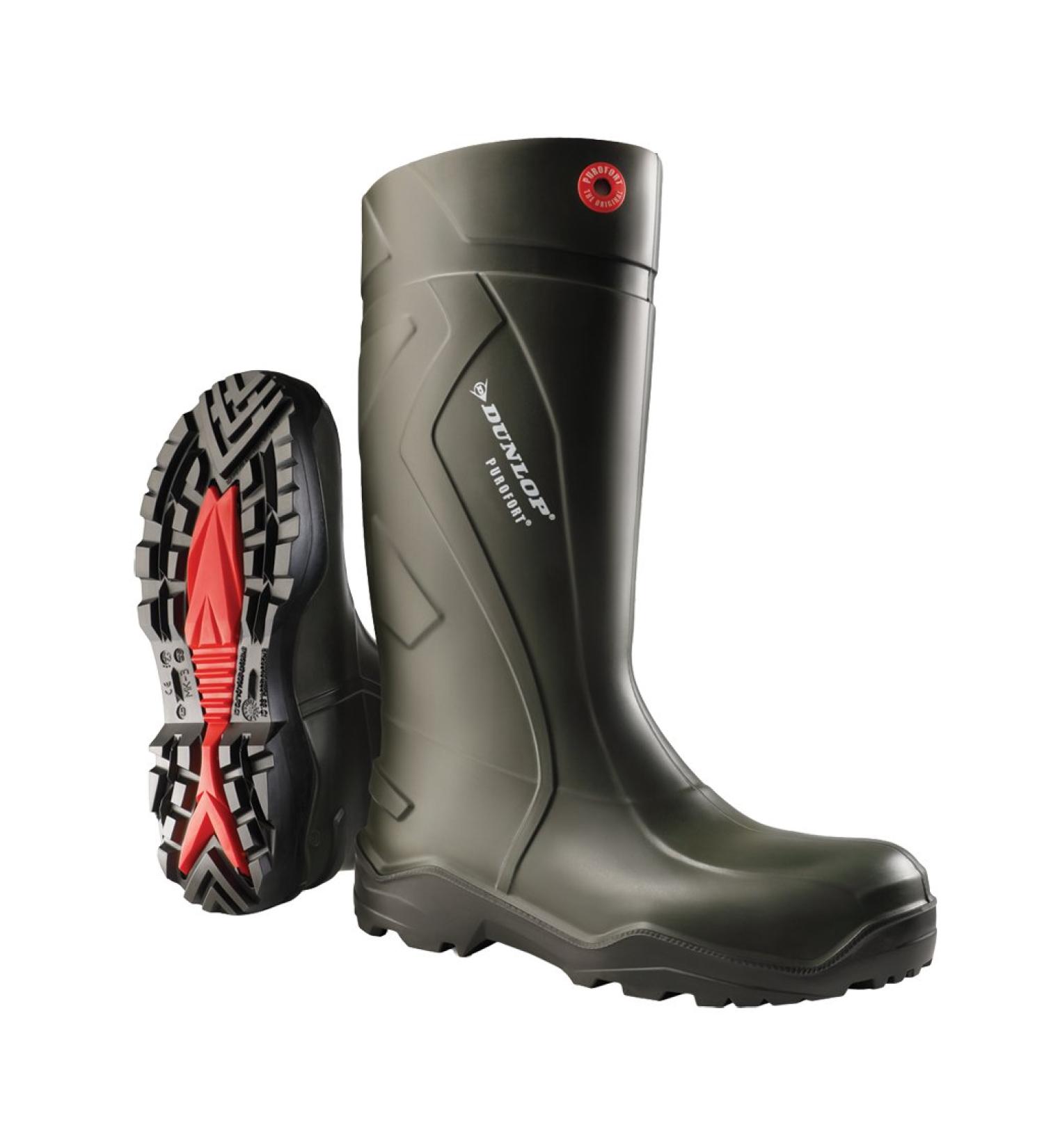 Dunlop D76093305 Purfort+ Flexible Lightweight Boot - Dark Green - Men's Size 5/Women's Size 7 - Buy Online on GoSupps.com