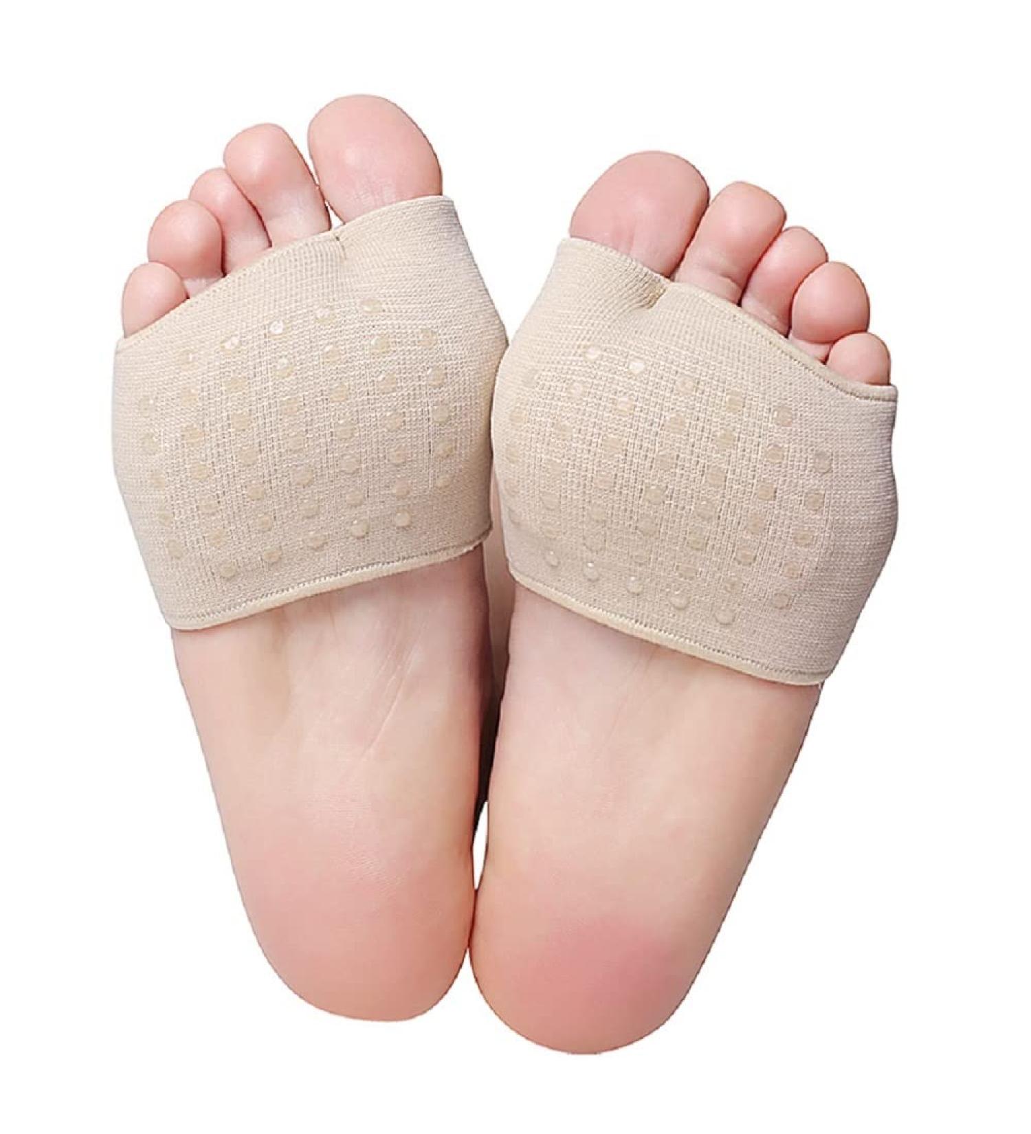 Metatarsal Pads for Bunions & Foot Pain Relief - Cushioned Forefoot Sleeves for Calluses Blisters & Morton s Neuroma - 1 Pair Light Yellow - Buy Online on GoSupps.com