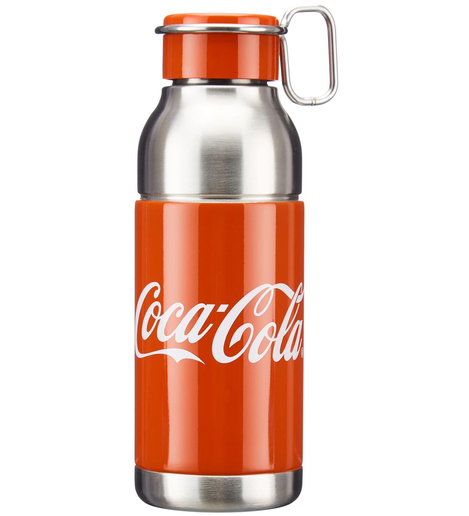 Elite Mia Gourde Cyclisme 650ml Coca Cola Rouge Argent Acier Inoxydable Bouteille V lo Sans Plastique Herm tique dition Sp ciale Pour Route VTT Gravel Lifestyle Coca Cola Rouge Argent Acier Inoxydable 650 ml