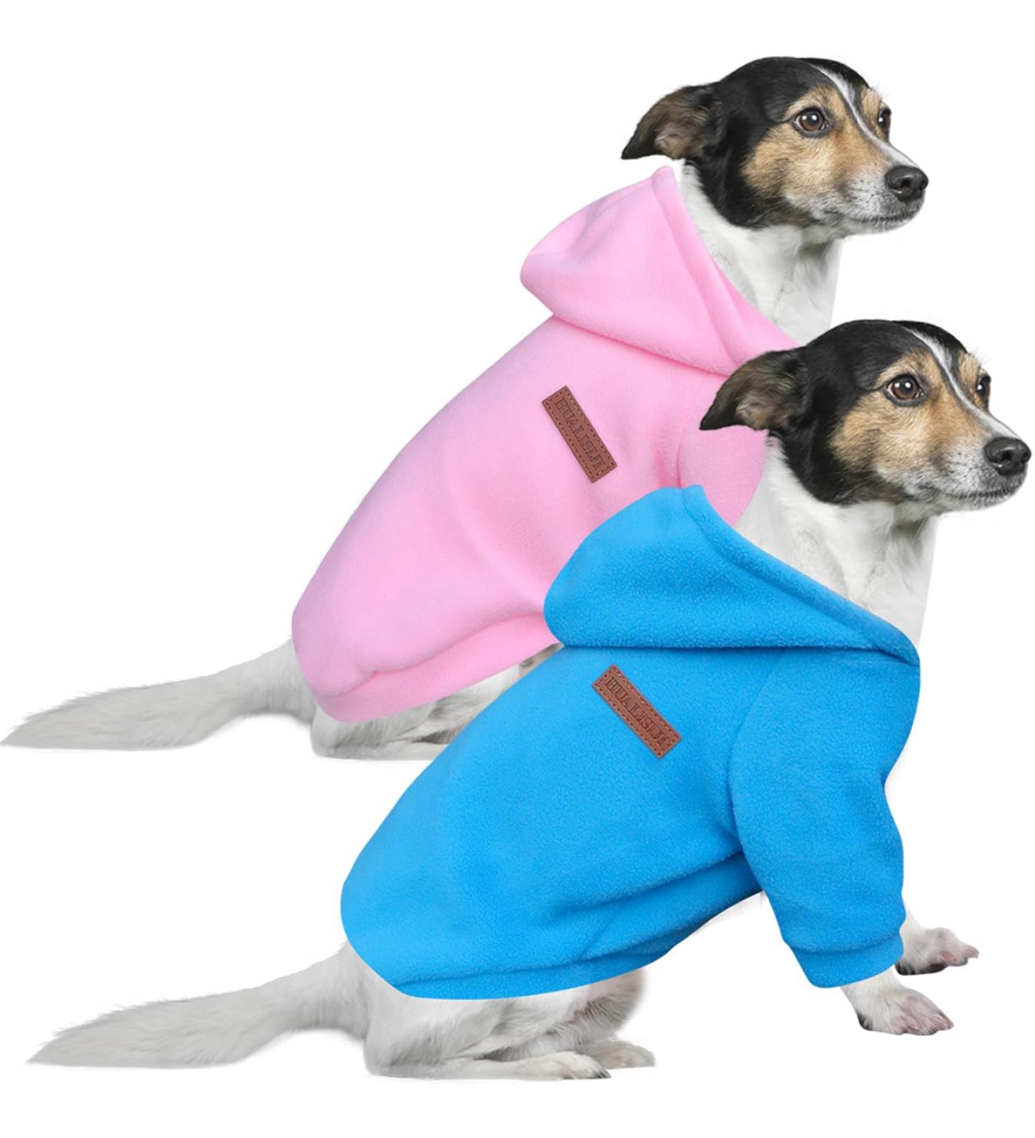 Shop Hualisiji Big Dog Hoodies - Warm Light Sweatshirts in Pink & Blue (3XL) - Soft Easy to Wear! - Buy Online on GoSupps.com