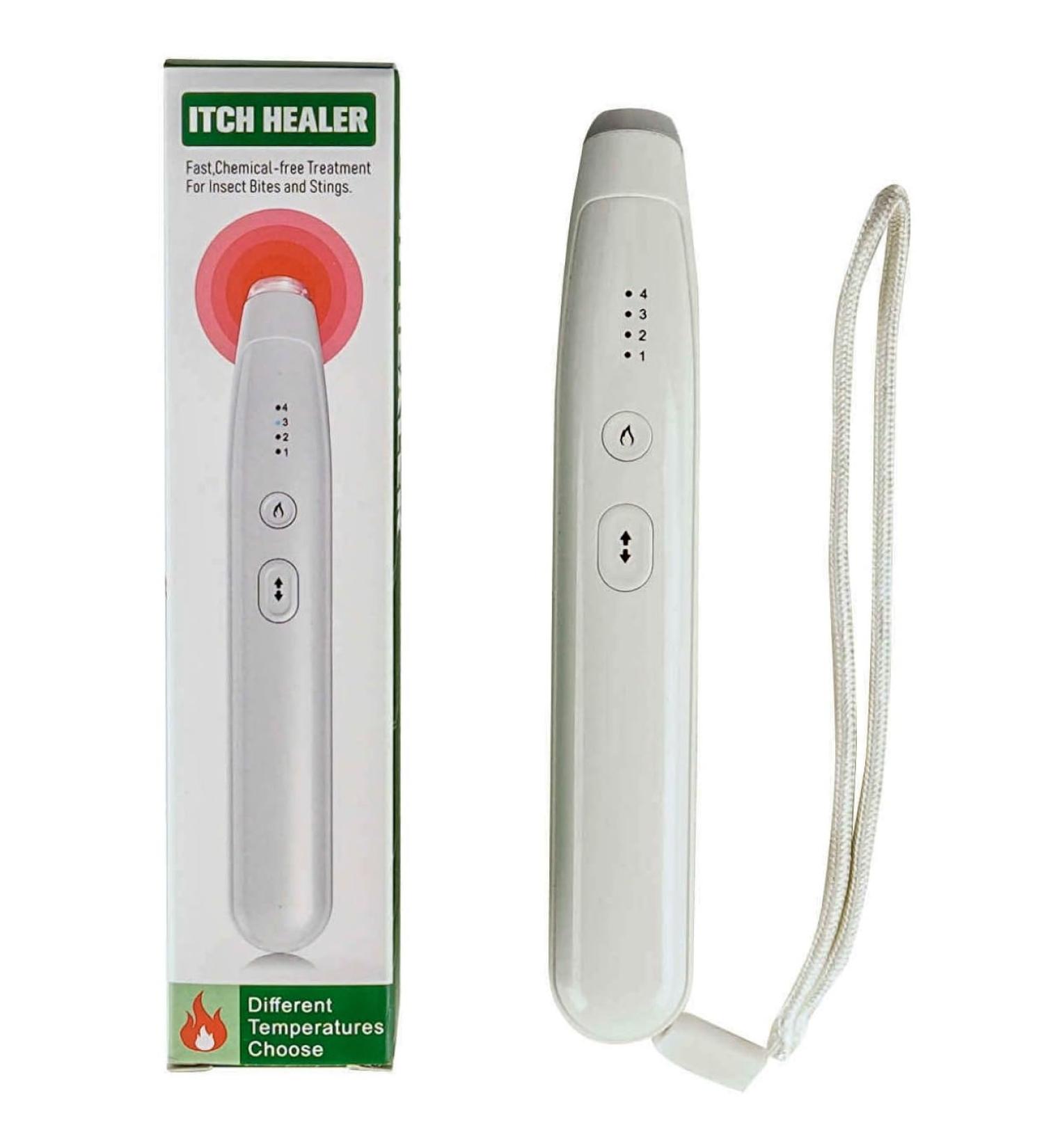 Bite Away Heat Pen for Insect Sting Relief | Chemical-Free Rechargeable Treatment for Bug & Mosquito Bites | Fast Itch Relief - Buy Online on GoSupps.com