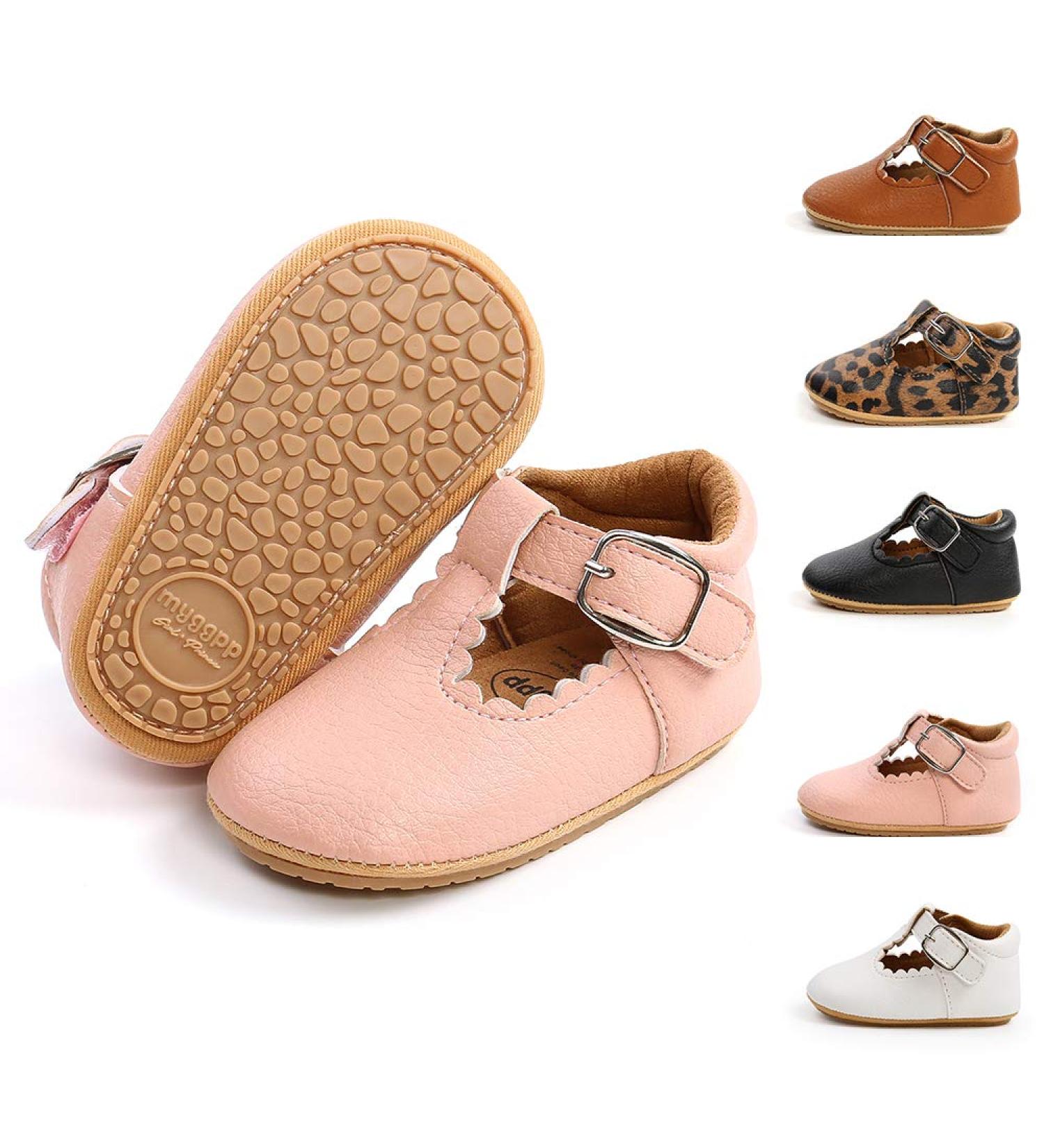 Infant Oxford Shoes | Boys Girls Lace-Up Anti-Slip Trainers | Soft Rubber Sole | Toddler First Walking Sneakers 0-6 Months | Pink - Buy Online on GoSupps.com