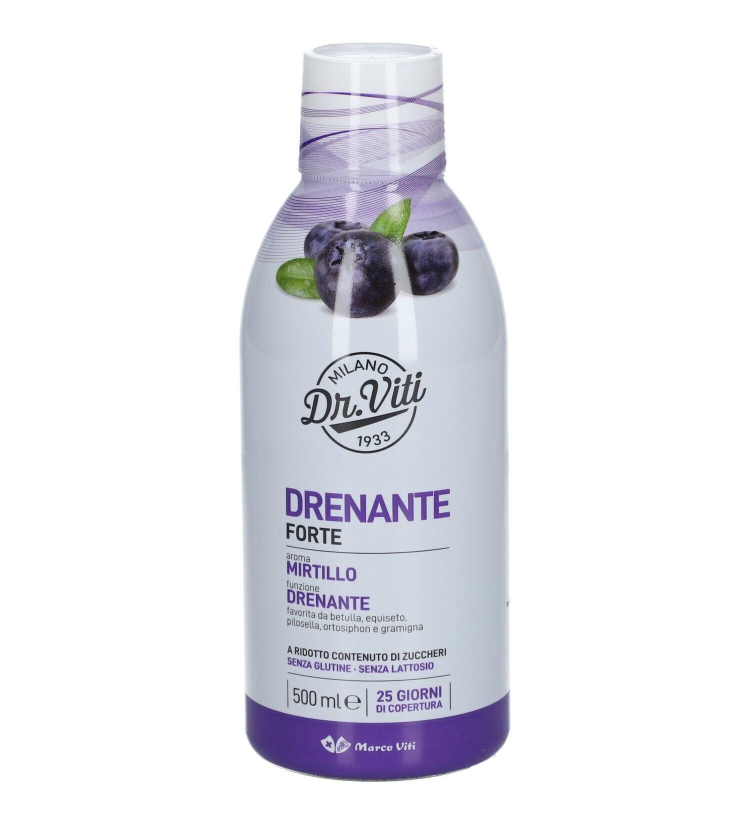 MARCO VITI FARMACEUTICI SpA STRONG DRAINING BLUEBERRY 500ML