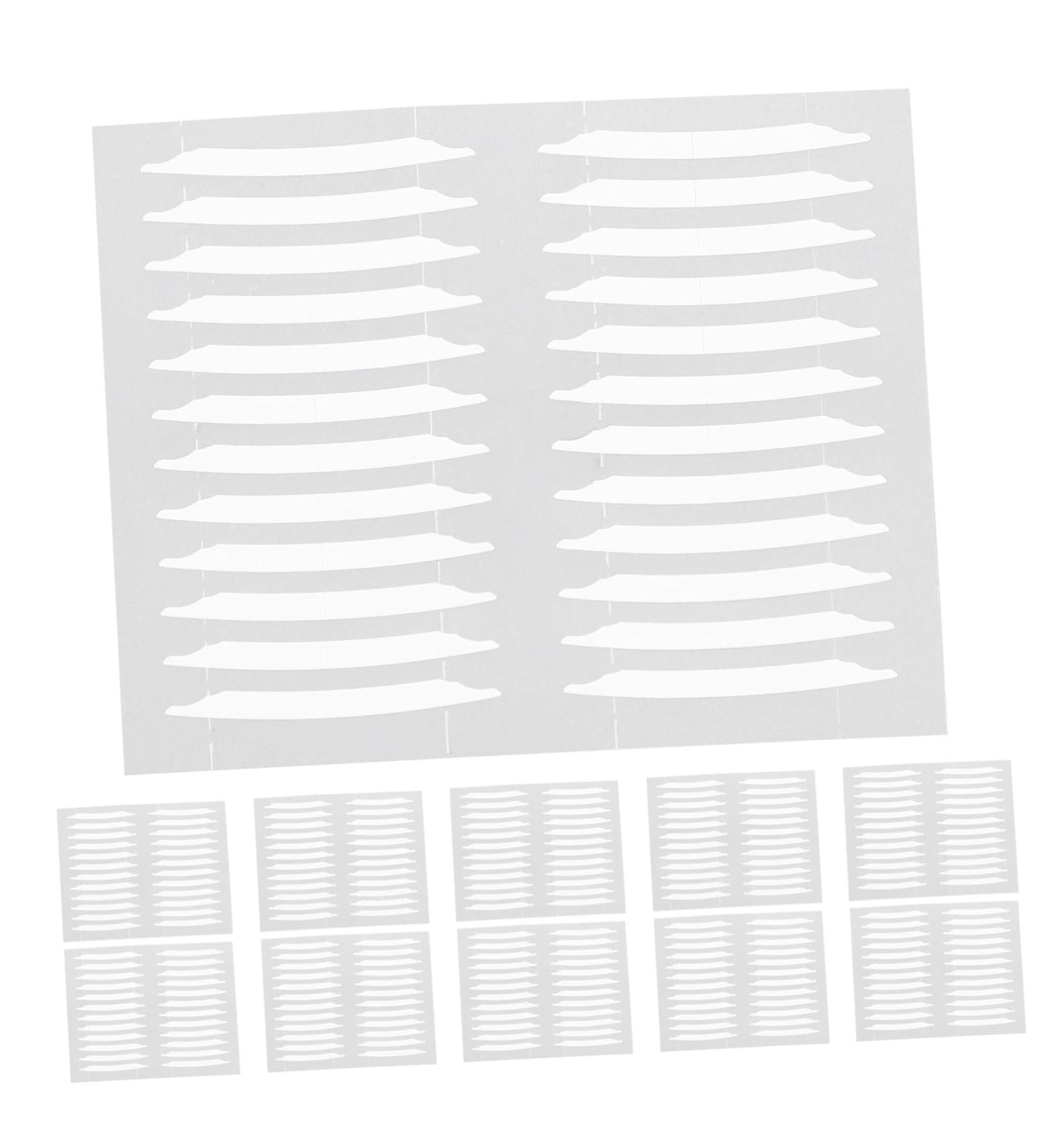 POPETPOP 30 Sheets Invisible Eyelid Sticker clear tape Fiber strip tool make up Korean Eyes Cosmetics Accessories shaping adhesive tape Eyelid Stickers double eyelid woman beauty products 2.7x0.4x0.1cm White - Buy Online on GoSupps.com