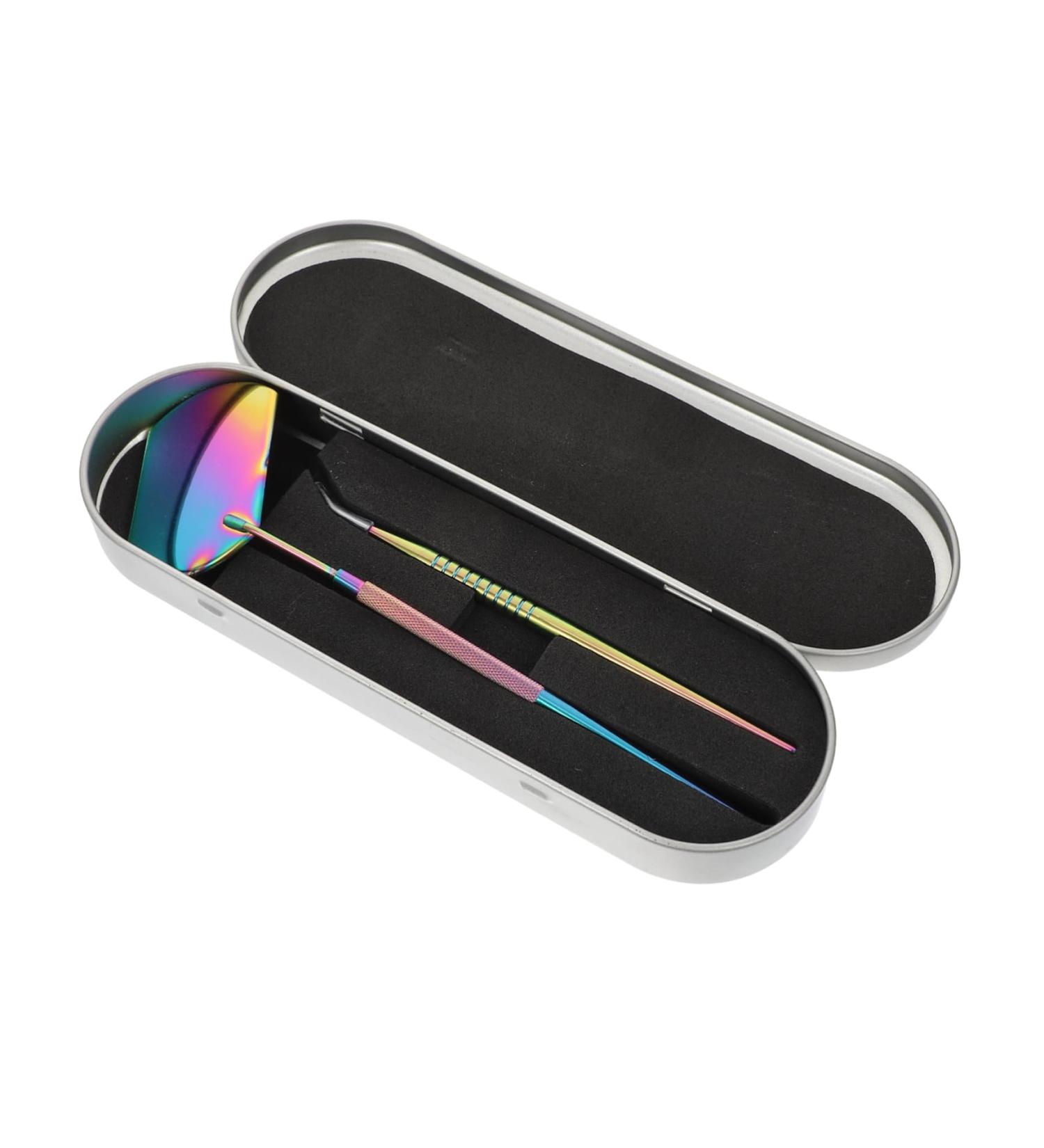 Buy Eyelash Inspection Mirror Set - Premium Lash Extension Tools for Beauty Professionals | International Shipping Available - Buy Online on GoSupps.com