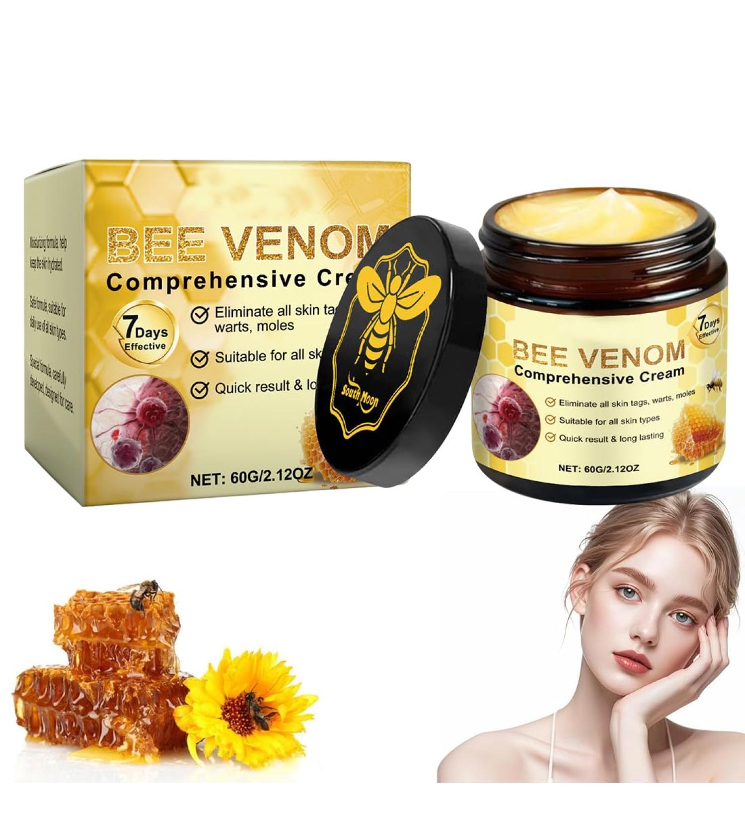 OIXYAZ Bee wart cream with bee venom Cream with bee venom Bee venom and turmeric for all skin types B - Buy Online on GoSupps.com