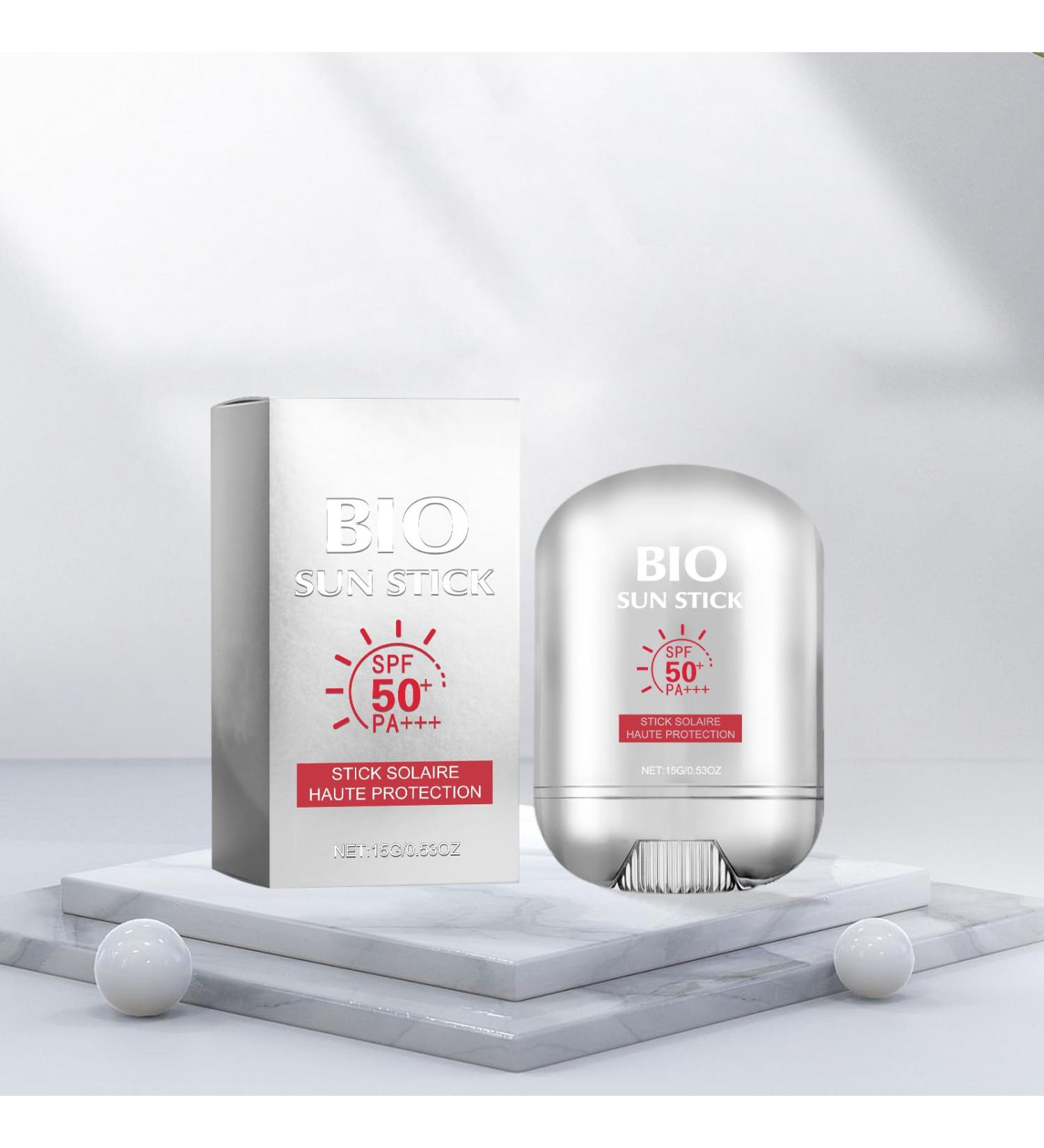 Bio Sunscreen Stick for Face - SPF 50+ | 0.53 oz | Best International Shipping - Buy Online on GoSupps.com