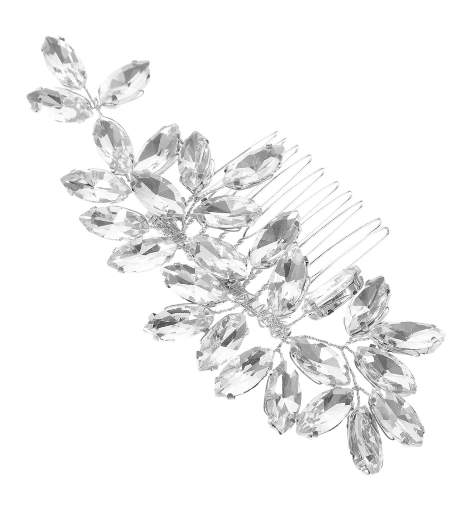 Healeved Crystal Hair Accessories Wedding Hair Comb Rhinestone Hair Comb for Bride Hair Side Comb Hair Accessories for Women Bride Hair Comb Rhinestone Hair Accessories Bridal Hair Comb - Buy Online on GoSupps.com