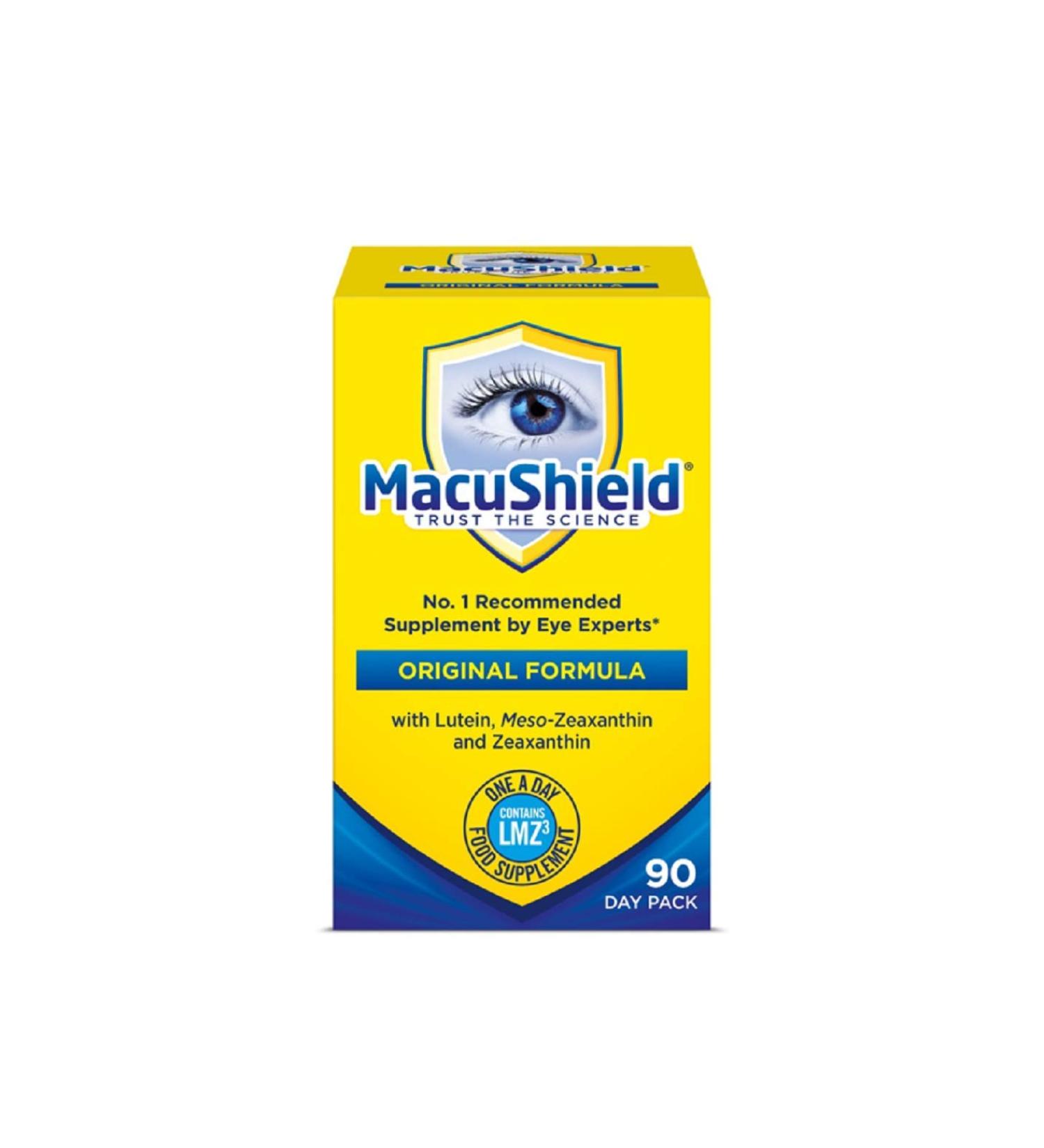 Macushield Capsules 90 Count - Pack of 1 | Old Version - Vision Support Supplement - Buy Online on GoSupps.com