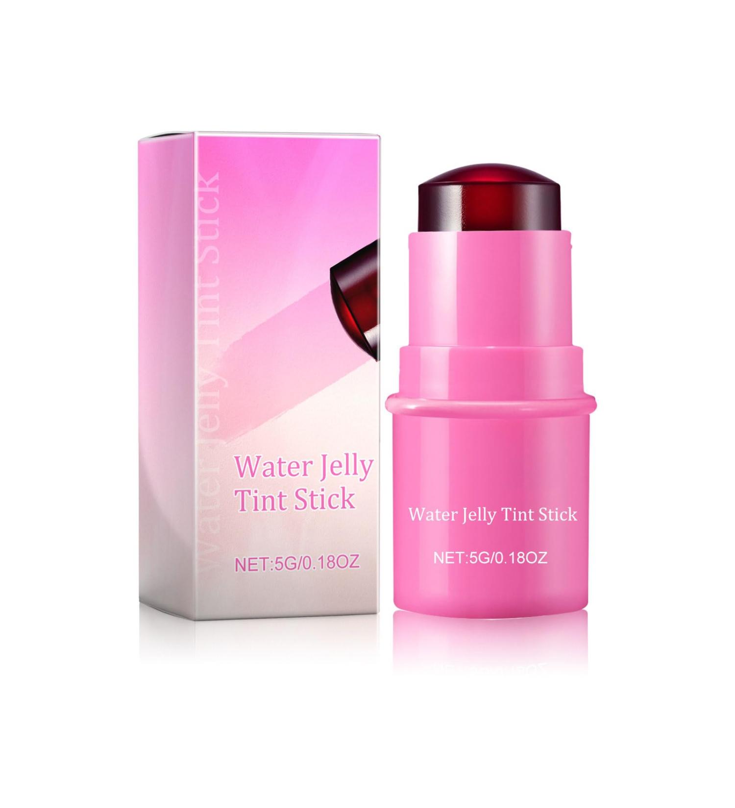2-In-1 Lipstick In Jelly And Blush For The Cheeks Jelly Tint Blush Cooling Water Jelly Tint Stick Lip And Cheek Jelly Blush Stick Buildable & Blendable Watercolor Finish (Rose Pink) - Buy Online on GoSupps.com