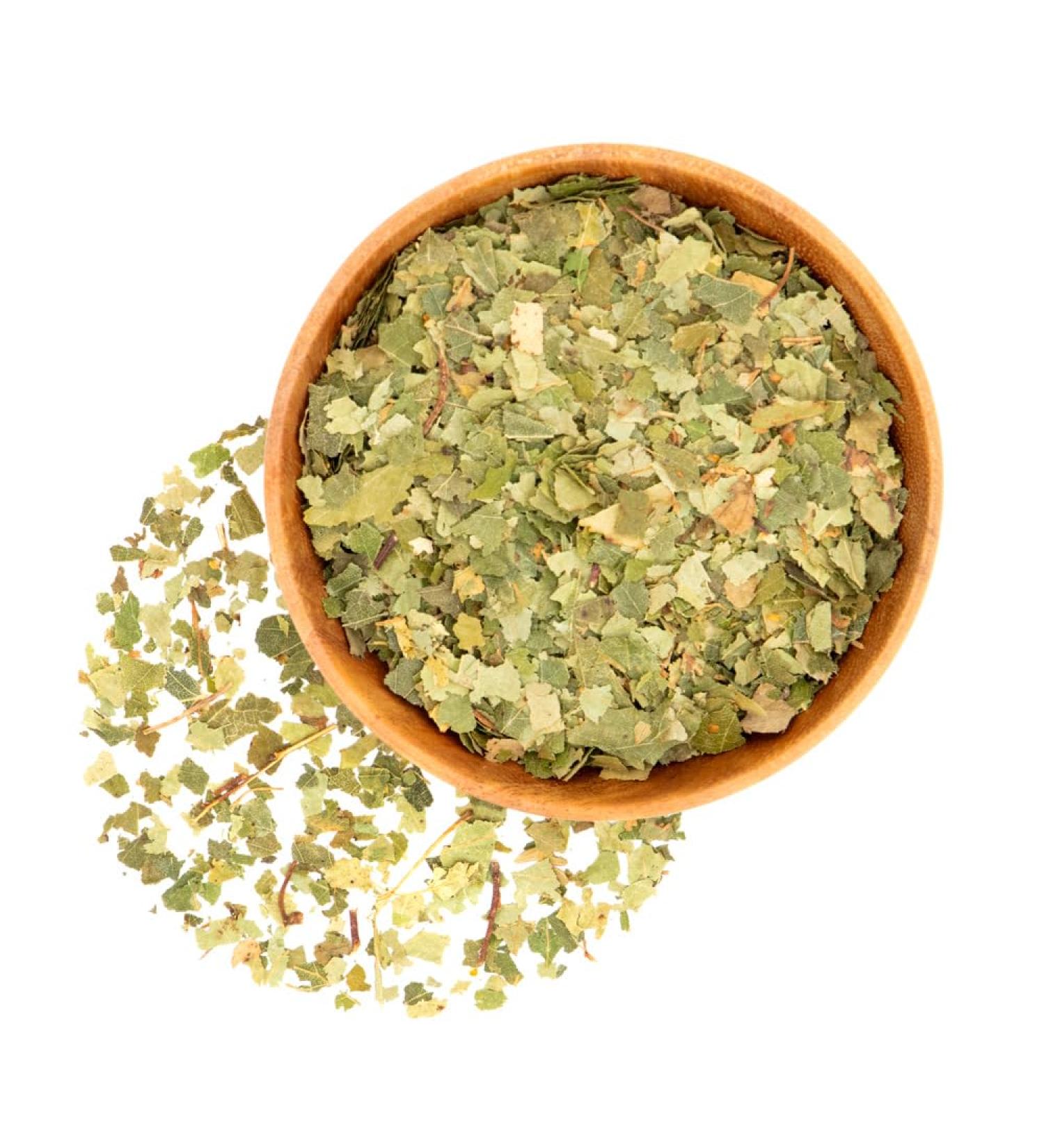  Herbis Natura Organic birch leaves cut leaves (44690) (250g) - Buy Online on GoSupps.com