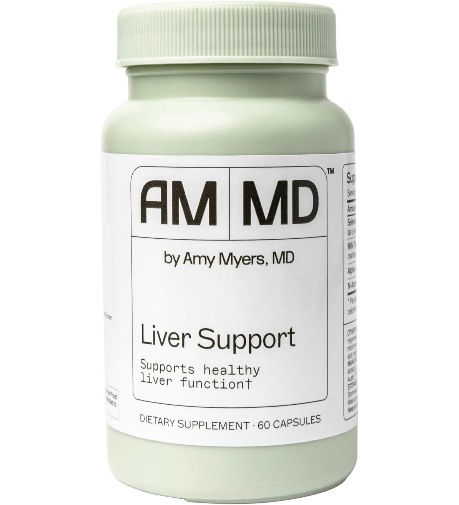 Liver Support Supplement by Dr. Amy Myers - Optimize Liver Function & Detox - 60 Capsules - Buy Online on GoSupps.com