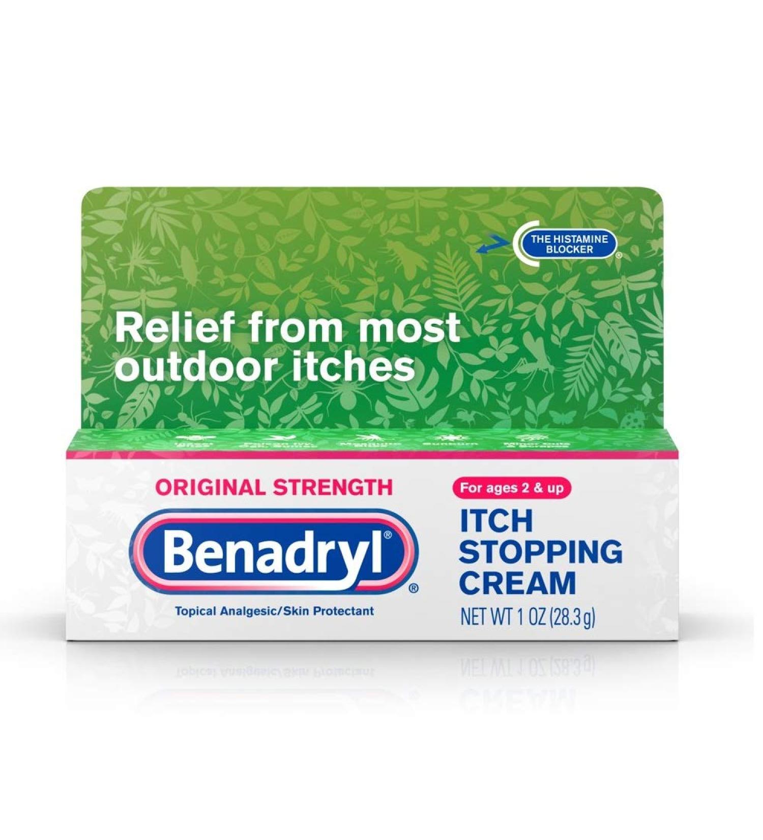 Benadryl Itch Stopping Cream Original Strength 1 oz (Pack of 10)