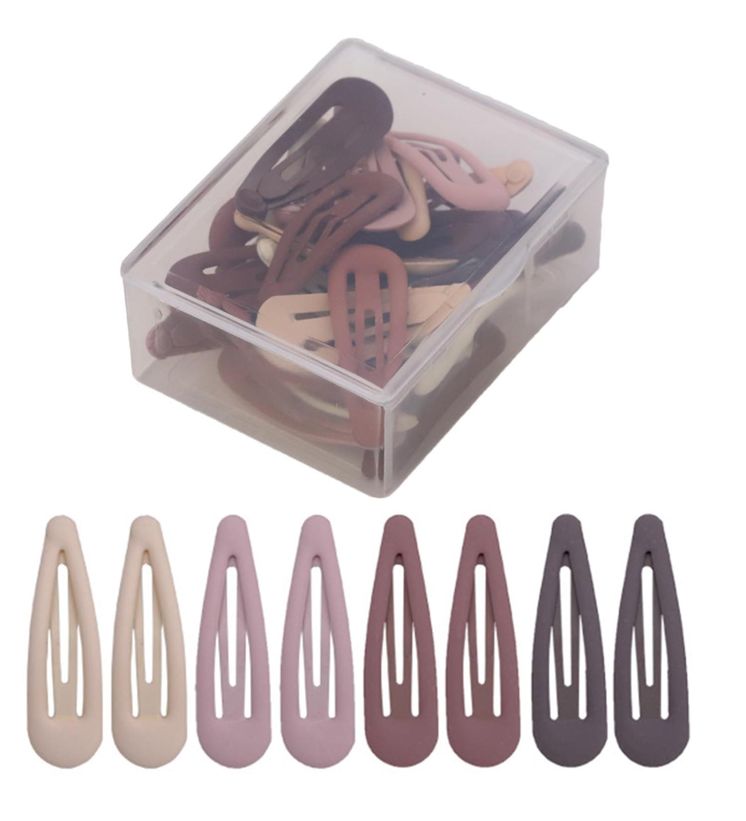 30Piece Snap Hair Clips Hair Snap Clips Small Clips for Hair Girls Hair Clips Hair Clips for Fine Hair Colored Hair Clip Female Hair Accessories for Girls School Suitable for Daily Wear By Women - Buy Online on GoSupps.com