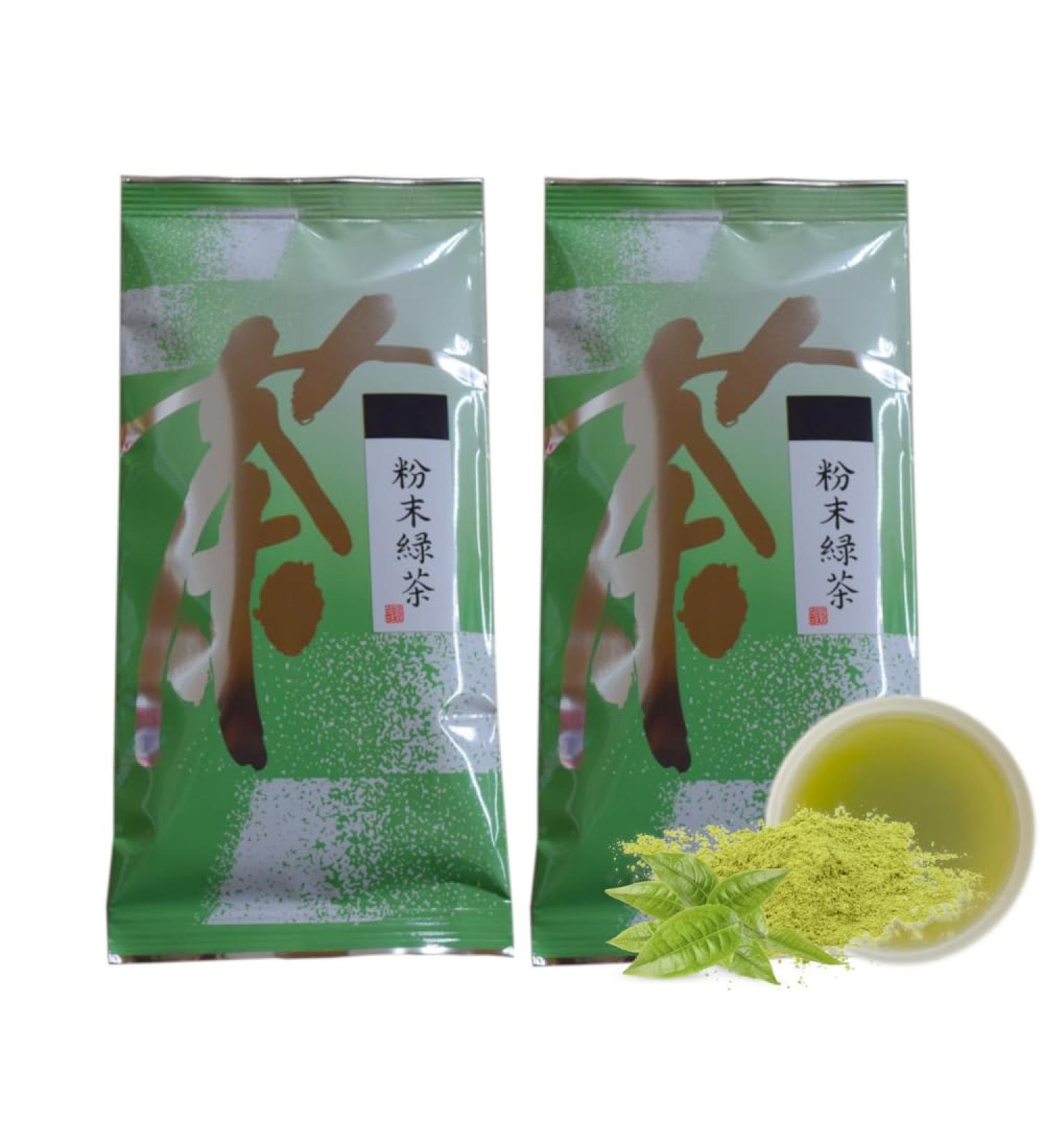 Japanese Green Tea Powder Produced in Shizuoka Prefecture 100g x2 with Maiko Sticker Pio Big Bazar - Buy Online on GoSupps.com